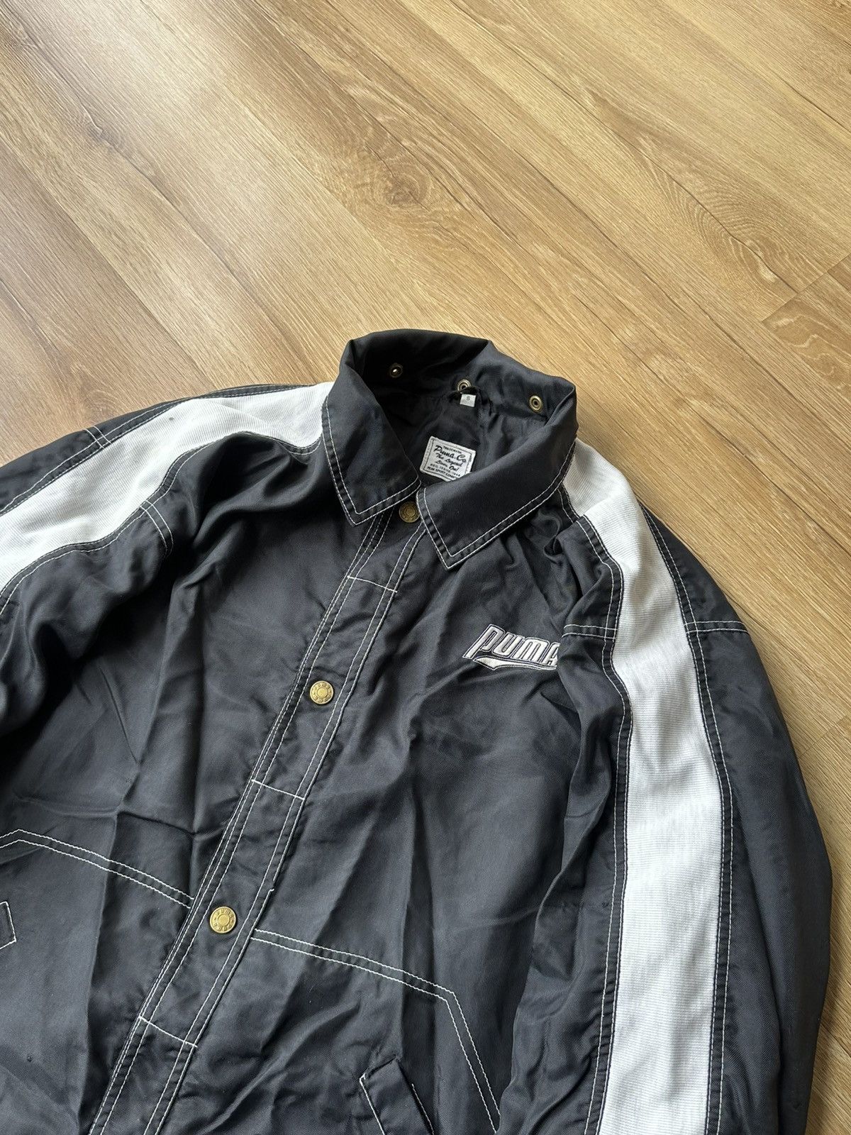 Puma Vintage Puma y2k 90s Nylon Button Coach Jacket Size US S / EU 44-46 / 1 - 7 Thumbnail