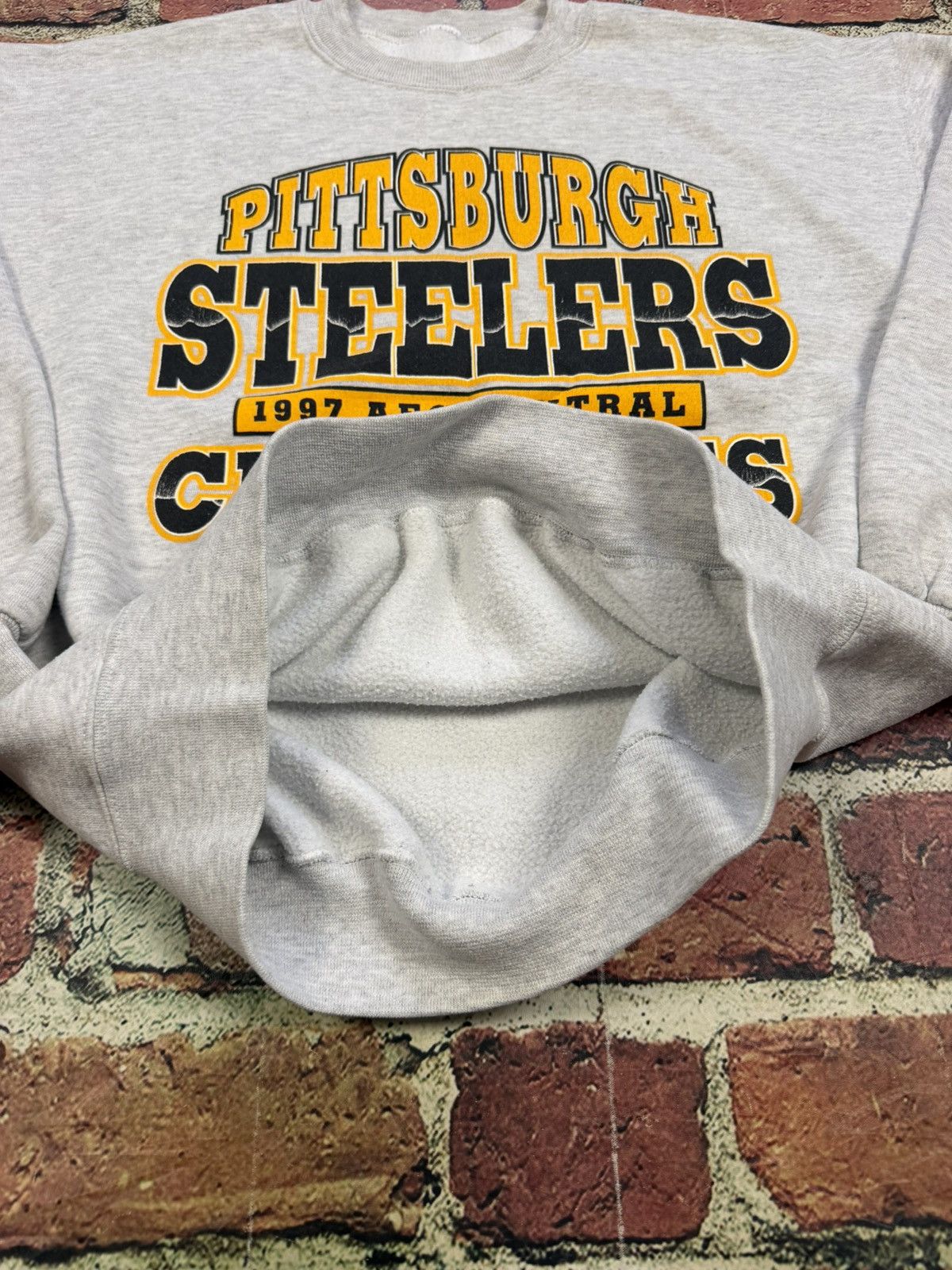 Riddell Vintage Pittsburgh Steelers Sweatshirt 1997 AFC Champions Size US L / EU 52-54 / 3 - 7 Thumbnail