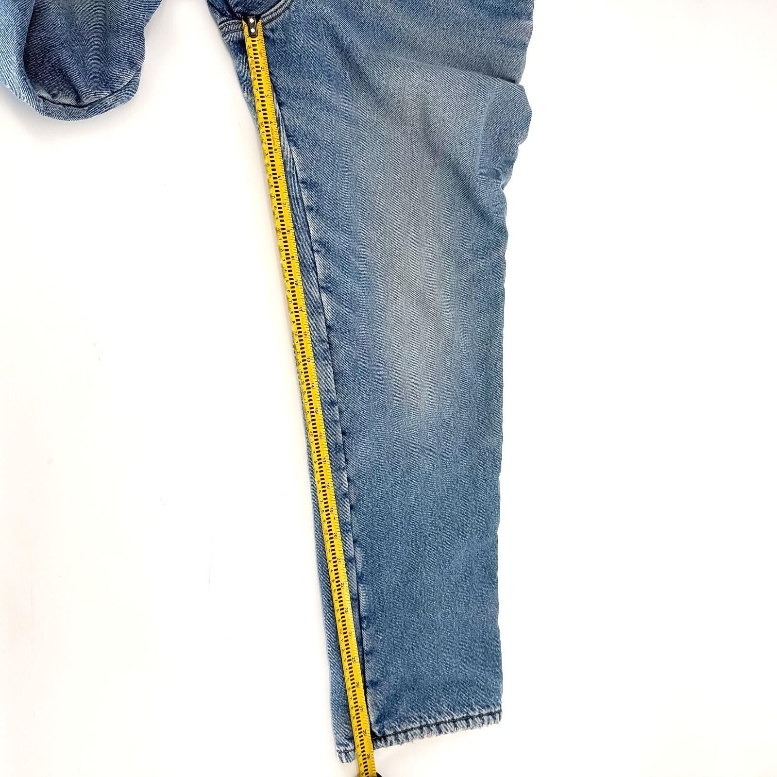 L.L. Bean LL Bean Fleece Lined Jeans Relaxed Warm Denim Womens 14R Size 36" / US 14 / IT 50 - 7 Thumbnail
