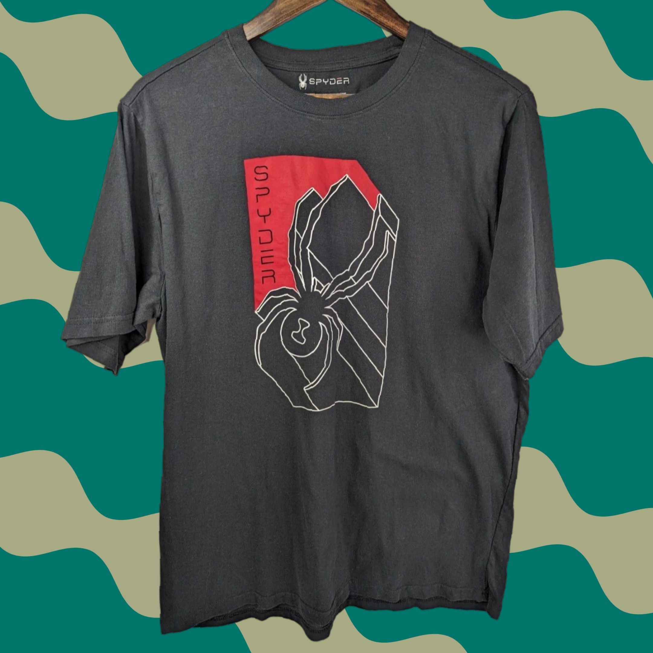Spyder Spyder T-Shirt XL Black Logo Graphic Outdoor Short Sleeve Men Modern Wearable Shirt Size US XL / EU 56 / 4 - 1 Thumbnail