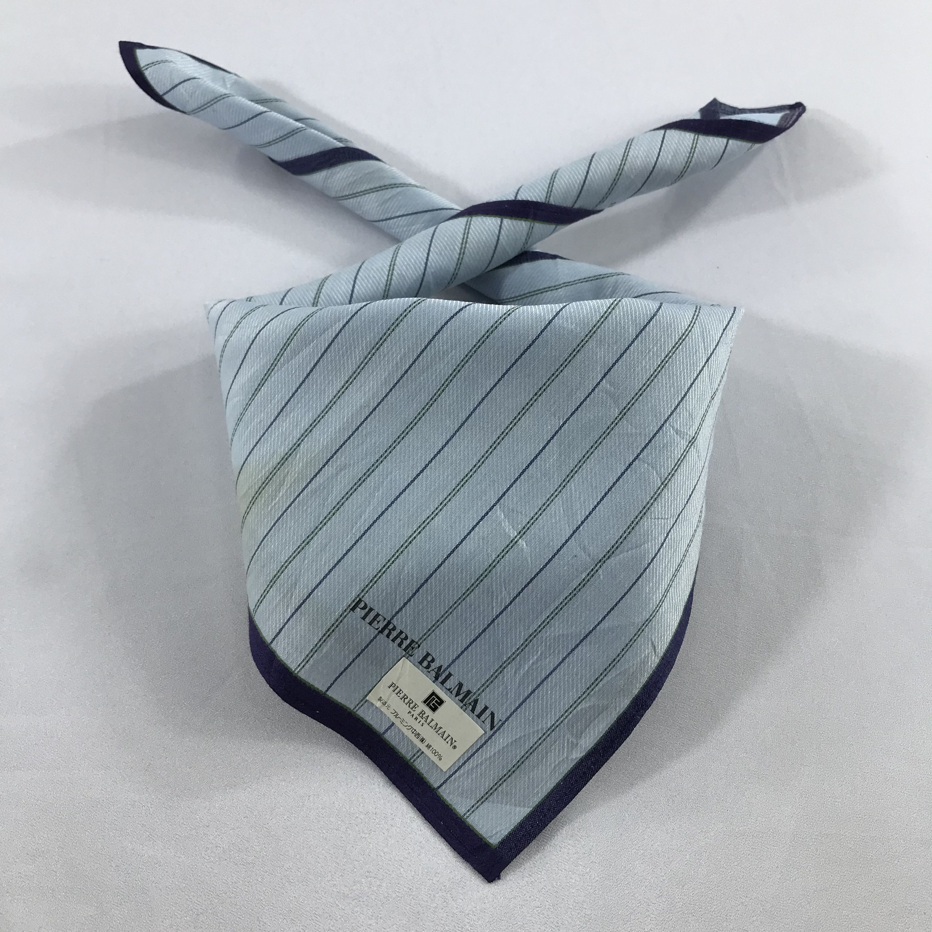 Pierre Balmain × Vintage Pierre Balmain Bandana / Handkerchief / Neckerchief - S2431 Size ONE SIZE - 2 Thumbnail