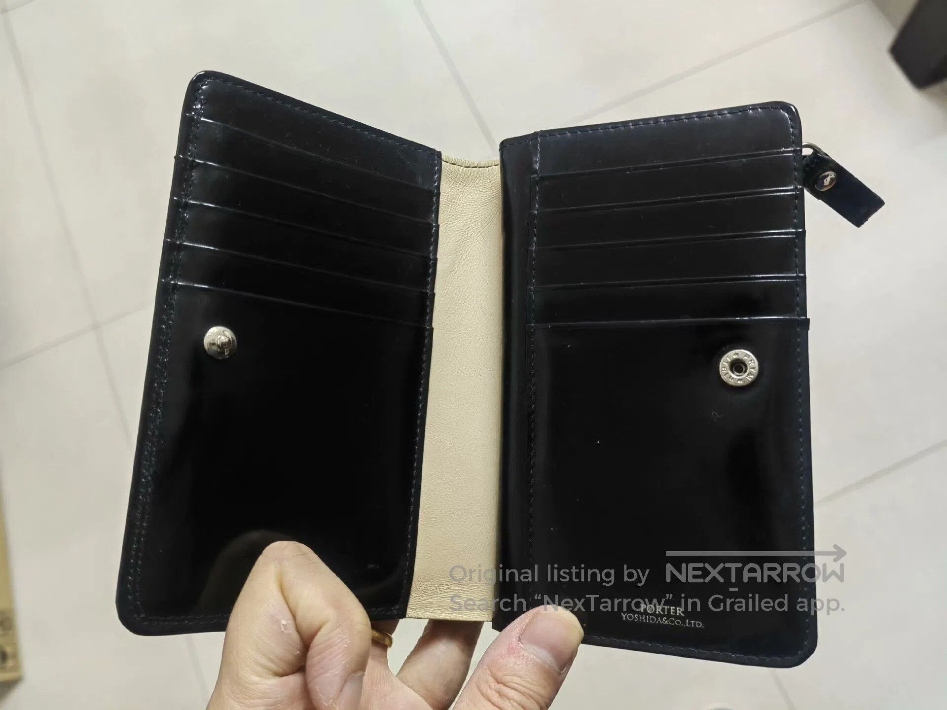 Porter porter counter series leather wallet. Size ONE SIZE - 2 Thumbnail