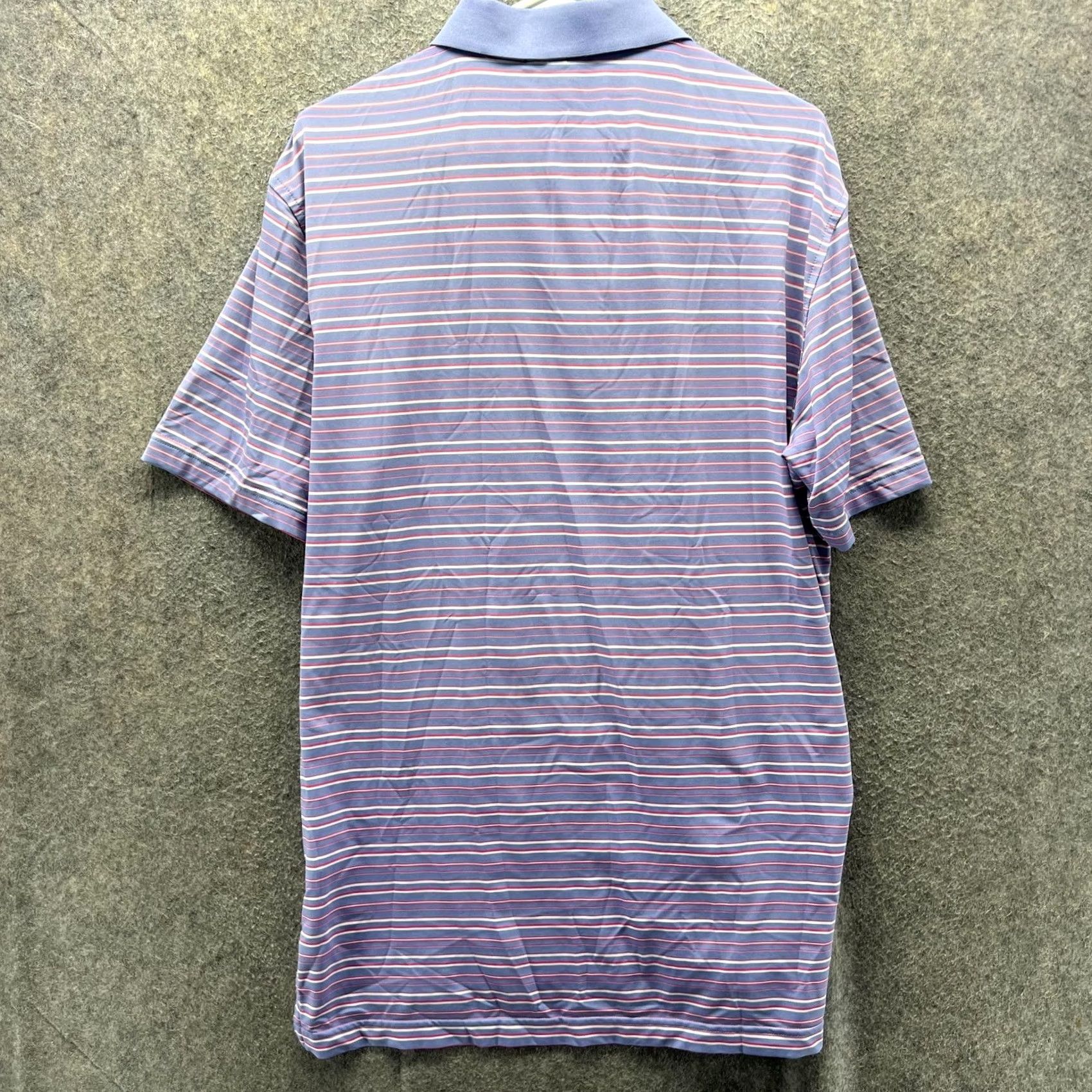 Peter Millar VINTAGE? (No) Peter Millar Polo Shirt Mens M Purple Stripe Summer Comfort Stretch Golf Shirt Mens Medium Purple Stripe Polo for Golf Size US M / EU 48-50 / 2 - 2 Thumbnail