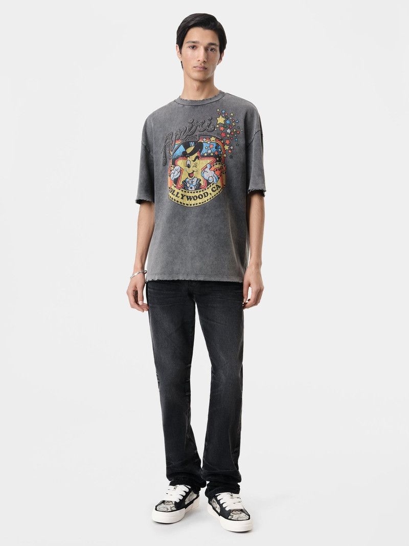 Amiri o1orln1125 MR.Hollywood Oversized T-Shirt in Grey Size US L / EU 52-54 / 3 - 2 Thumbnail