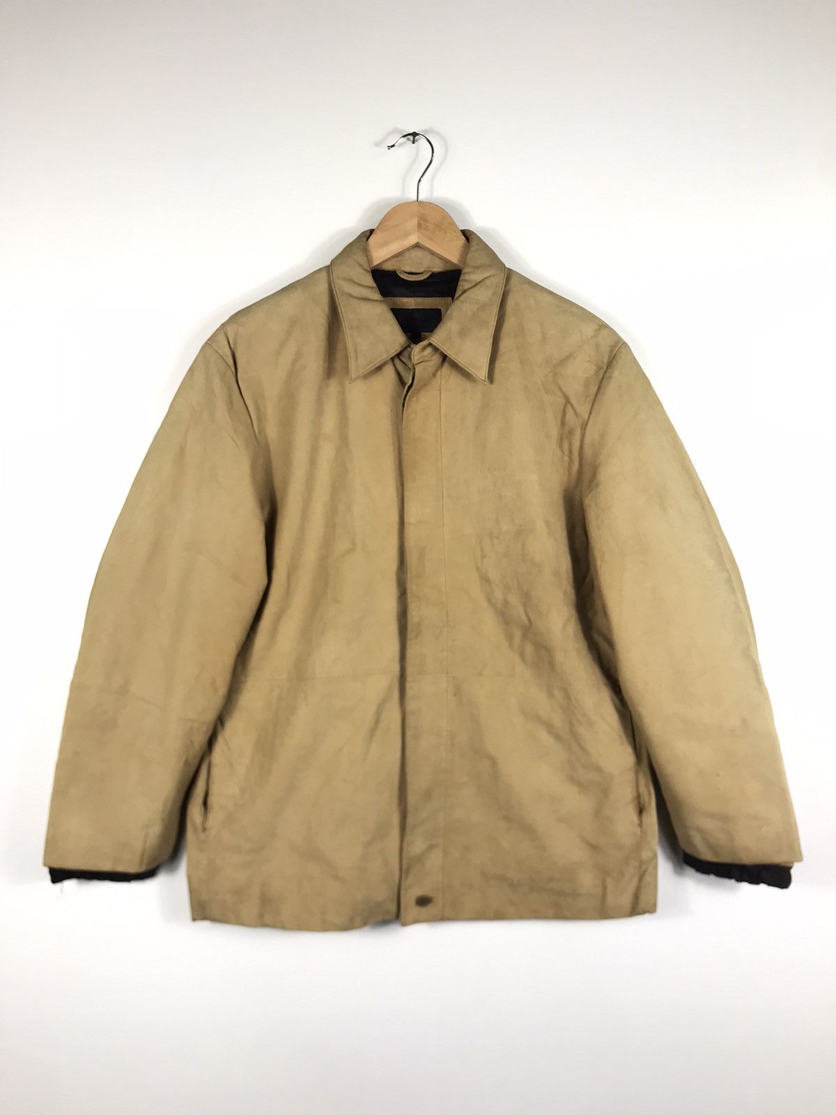 Japanese Brand × Vintage ⚡️Vintage D’Urban Leather Button Shirt Jacket Size US L / EU 52-54 / 3 - 1 Thumbnail