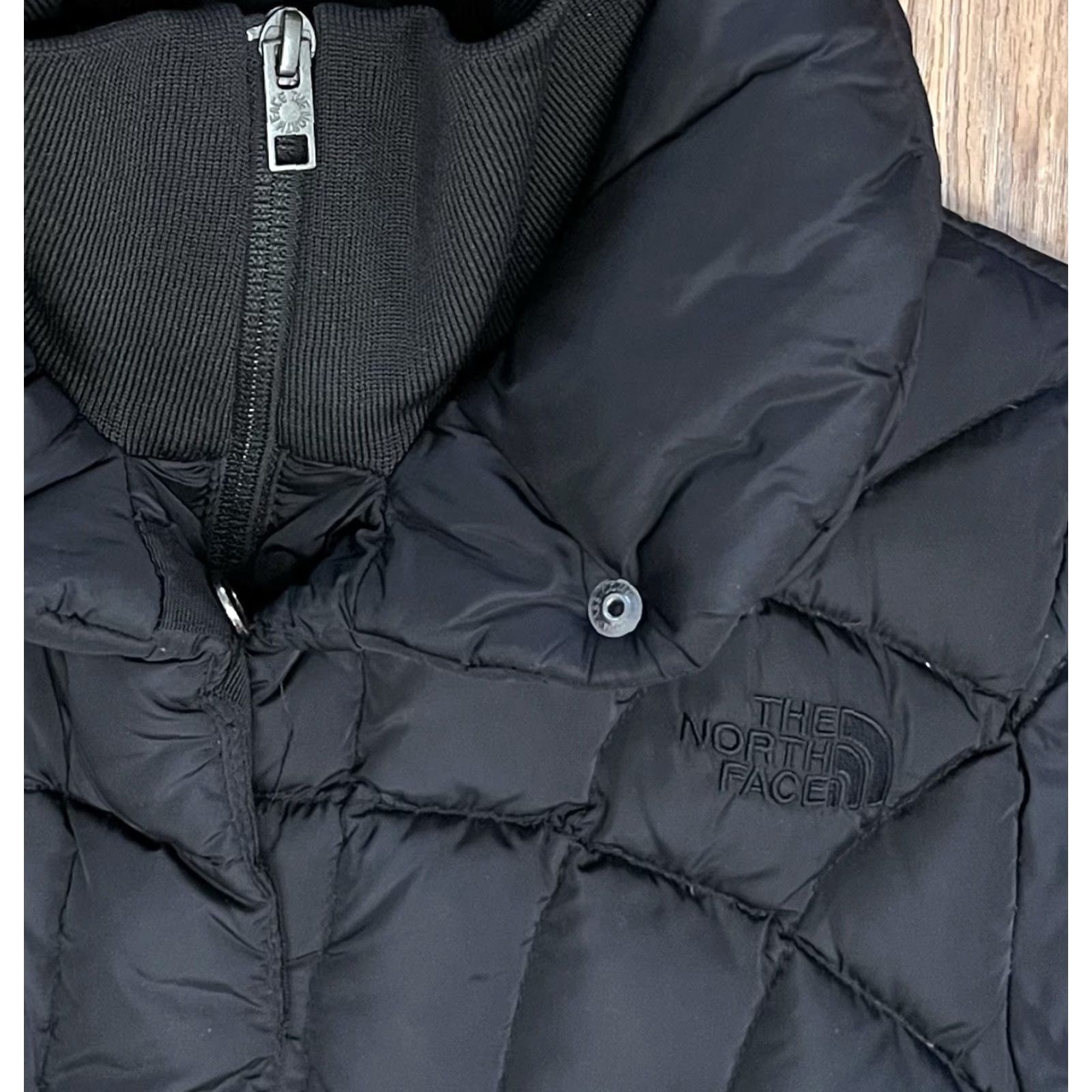 The North Face The North Face Coat Parka Women's S Black 600 Goose Down Quilted Long Sleeve Zip Nylon Layered Look Size S / US 4 / IT 40 - 7 Thumbnail