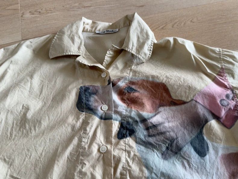 Acne Studios acne studios size:34 White short-sleeved T-shirt Size US XXS / EU 40 - 8 Thumbnail