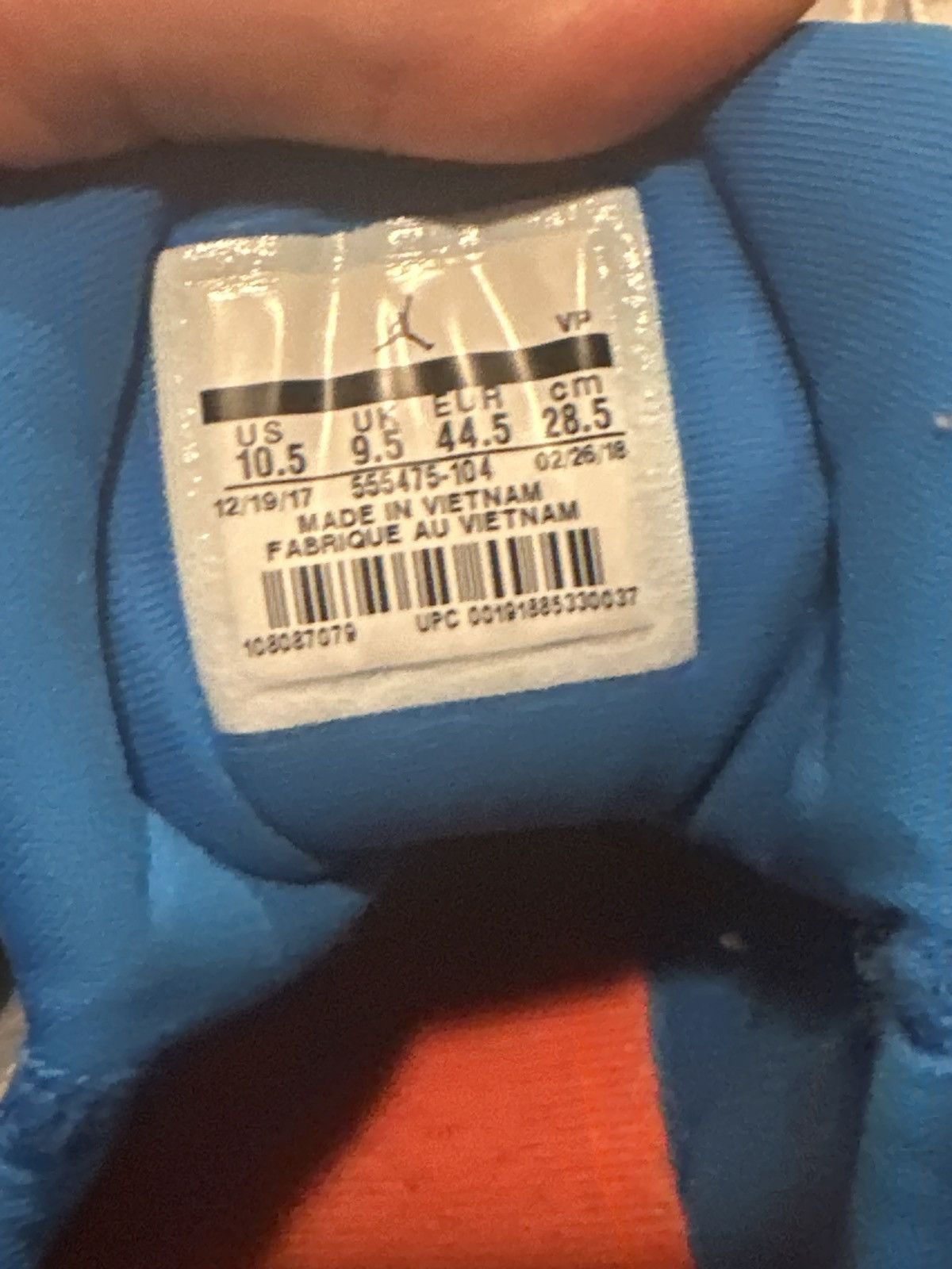 Jordan Brand Jordan Flightclub 91 White Signal Blue Size US 10.5 / EU 43-44 - 6 Thumbnail