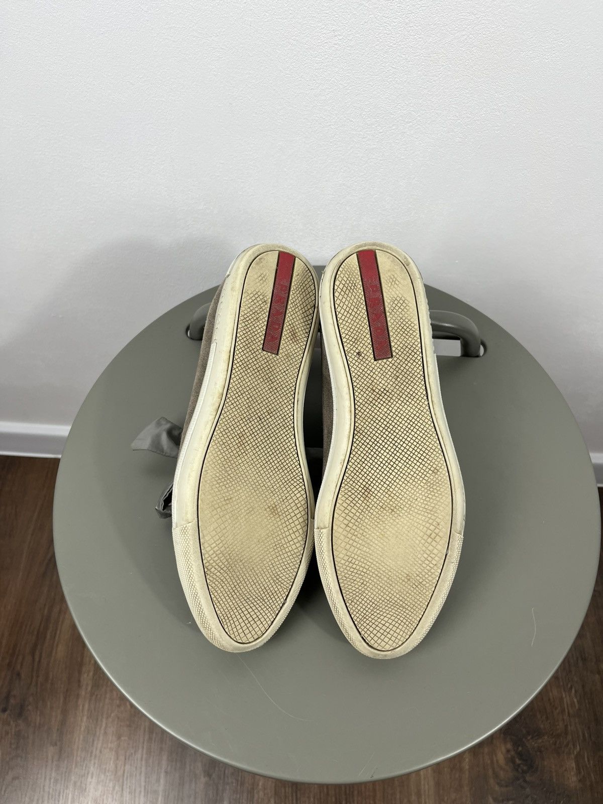 Prada Prada Suede Sneakers Bow Laces Cap Toe Women’s Size 36 Size US 6 / IT 36 - 8 Thumbnail
