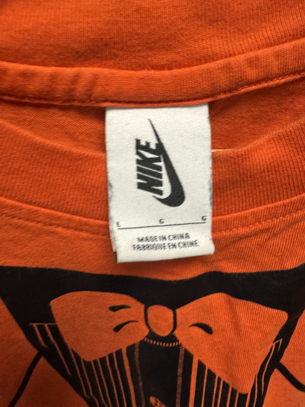 Nike × Off-White OFF-WHITE x Nike NRG A6 Tee Team Orange/Black Size US L / EU 52-54 / 3 - 3 Thumbnail