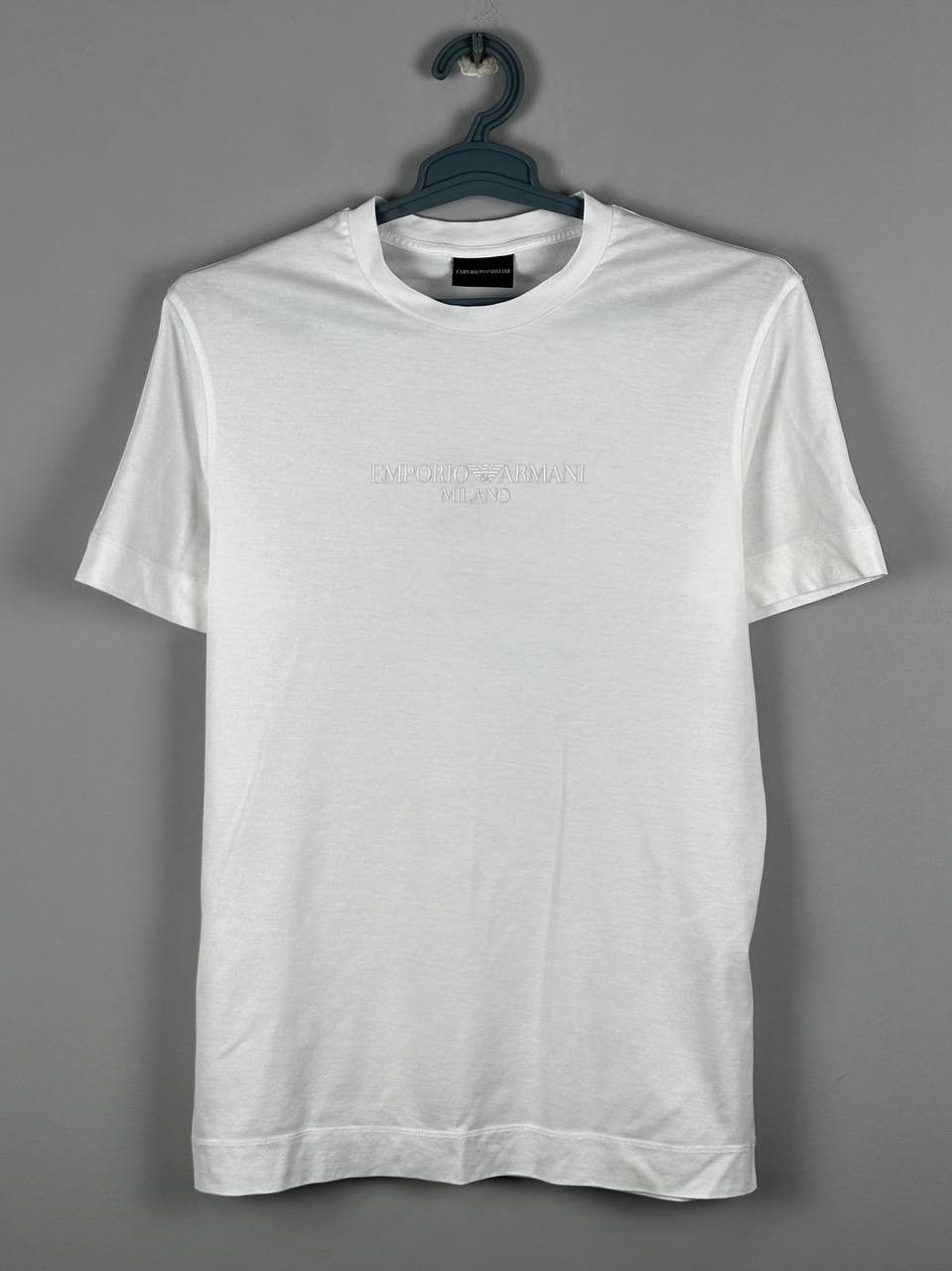 Emporio Armani Vintage Emporio Armani White Luxury T-Shirt Size US L / EU 52-54 / 3 - 2 Thumbnail