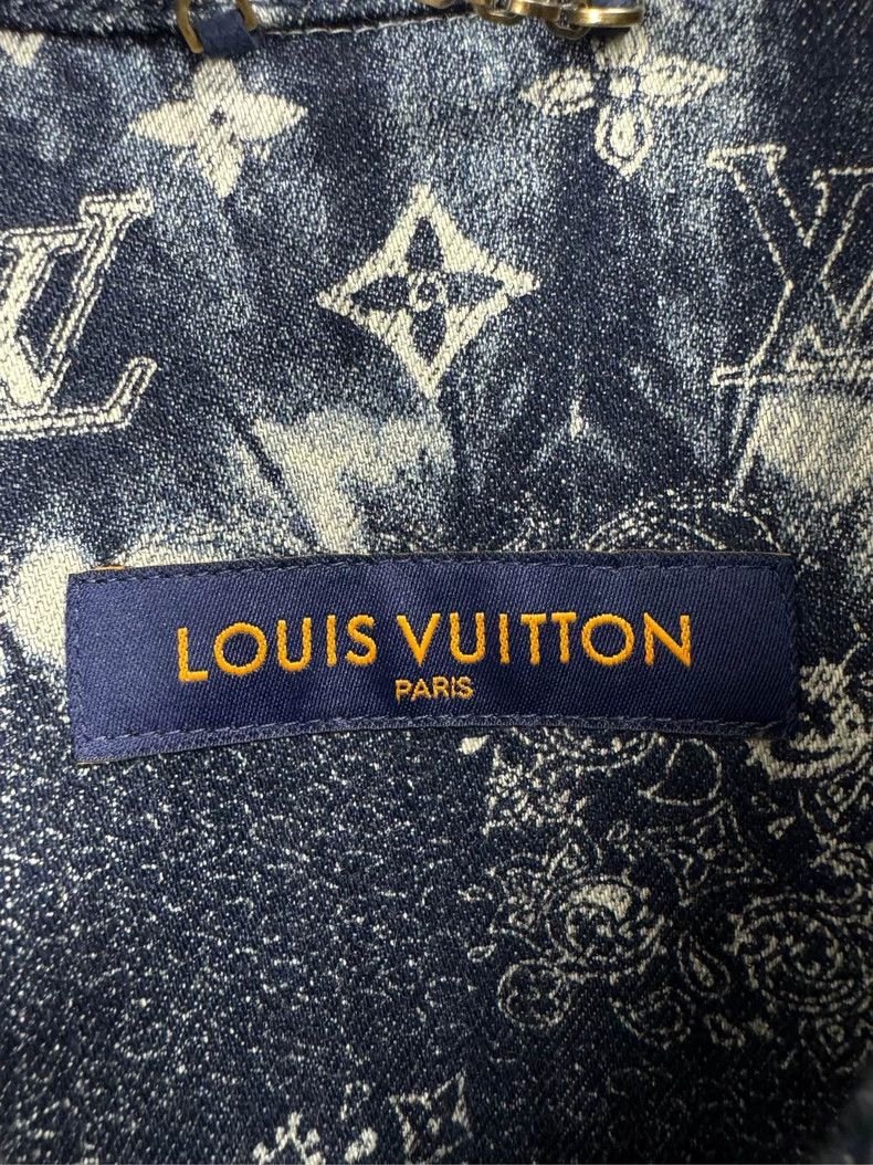 Louis Vuitton Louis Vuitton Cashew denim shirt Size US S / EU 44-46 / 1 - 3 Thumbnail