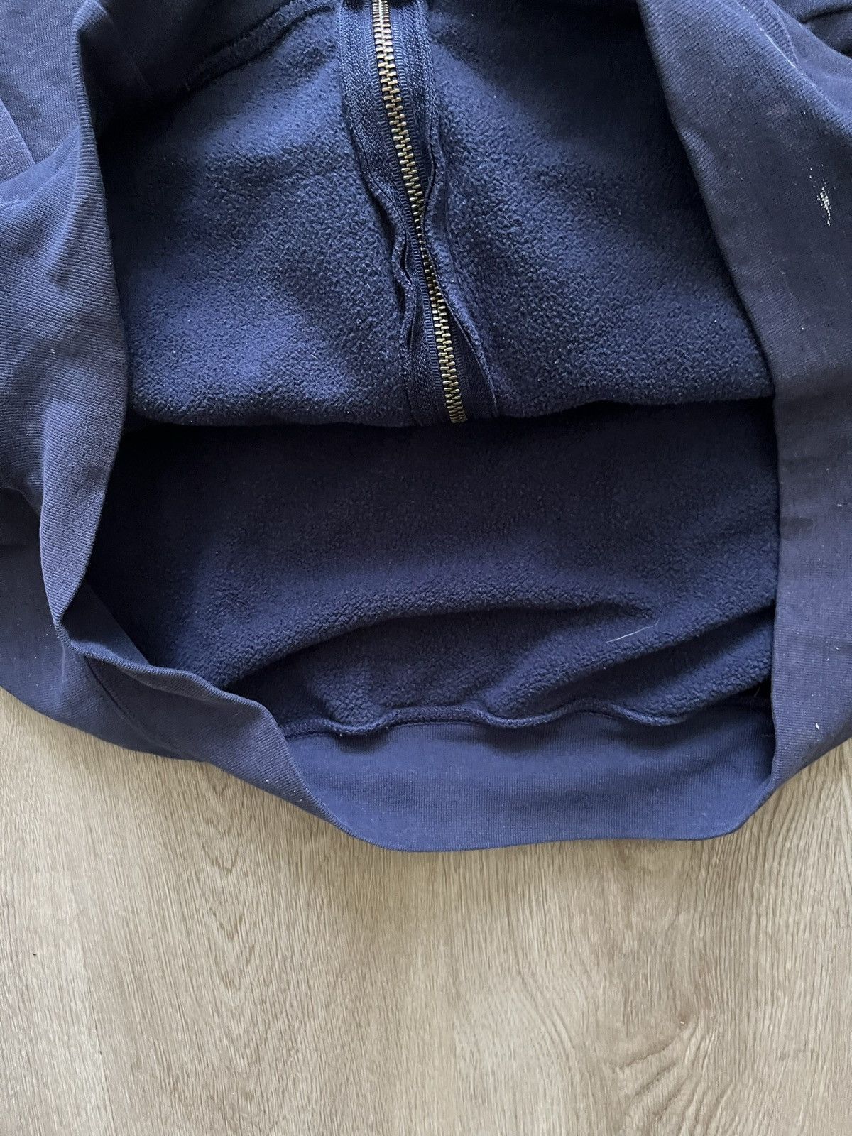 Carhartt Vintage Worn In Navy Blue Carhartt Zip Up Hoodie Size US XXL / EU 58 / 5 - 15 Thumbnail