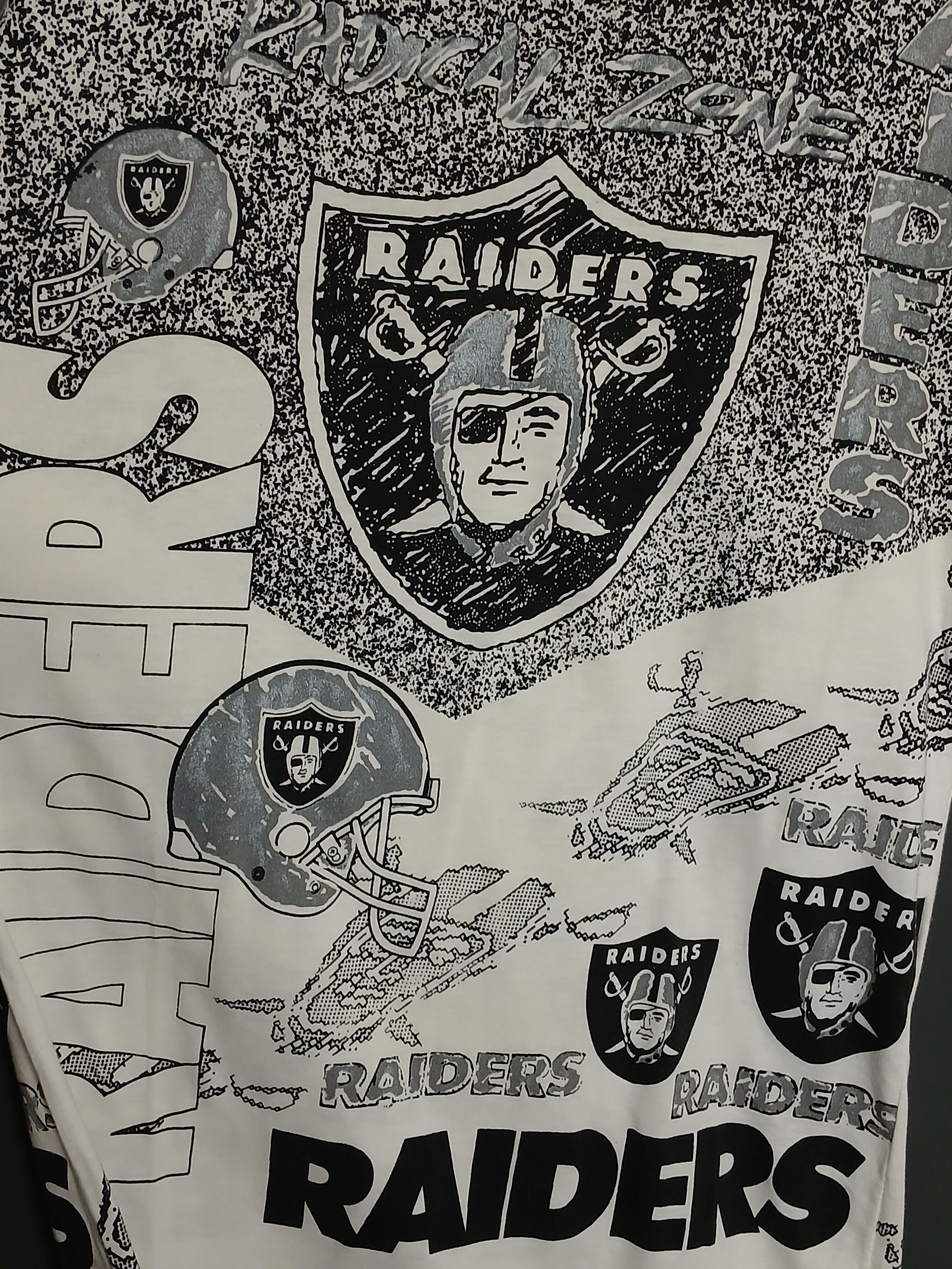 NFL × Vintage Vintage NFL Los Angeles Raiders T-Shirt Size US L / EU 52-54 / 3 - 3 Thumbnail