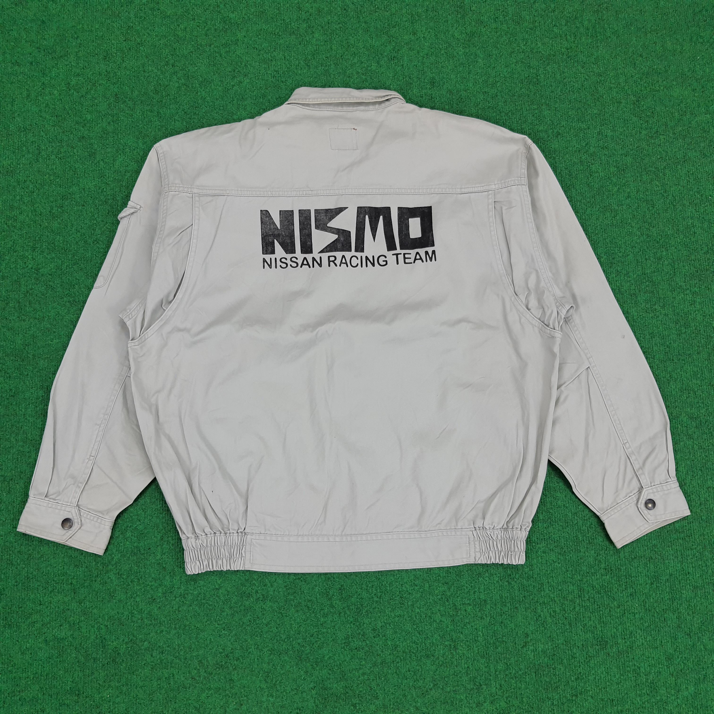 Japanese Brand Vintage NISMO Nissan Racing Team Custom Workwear Jacket Size US L / EU 52-54 / 3 - 1 Thumbnail