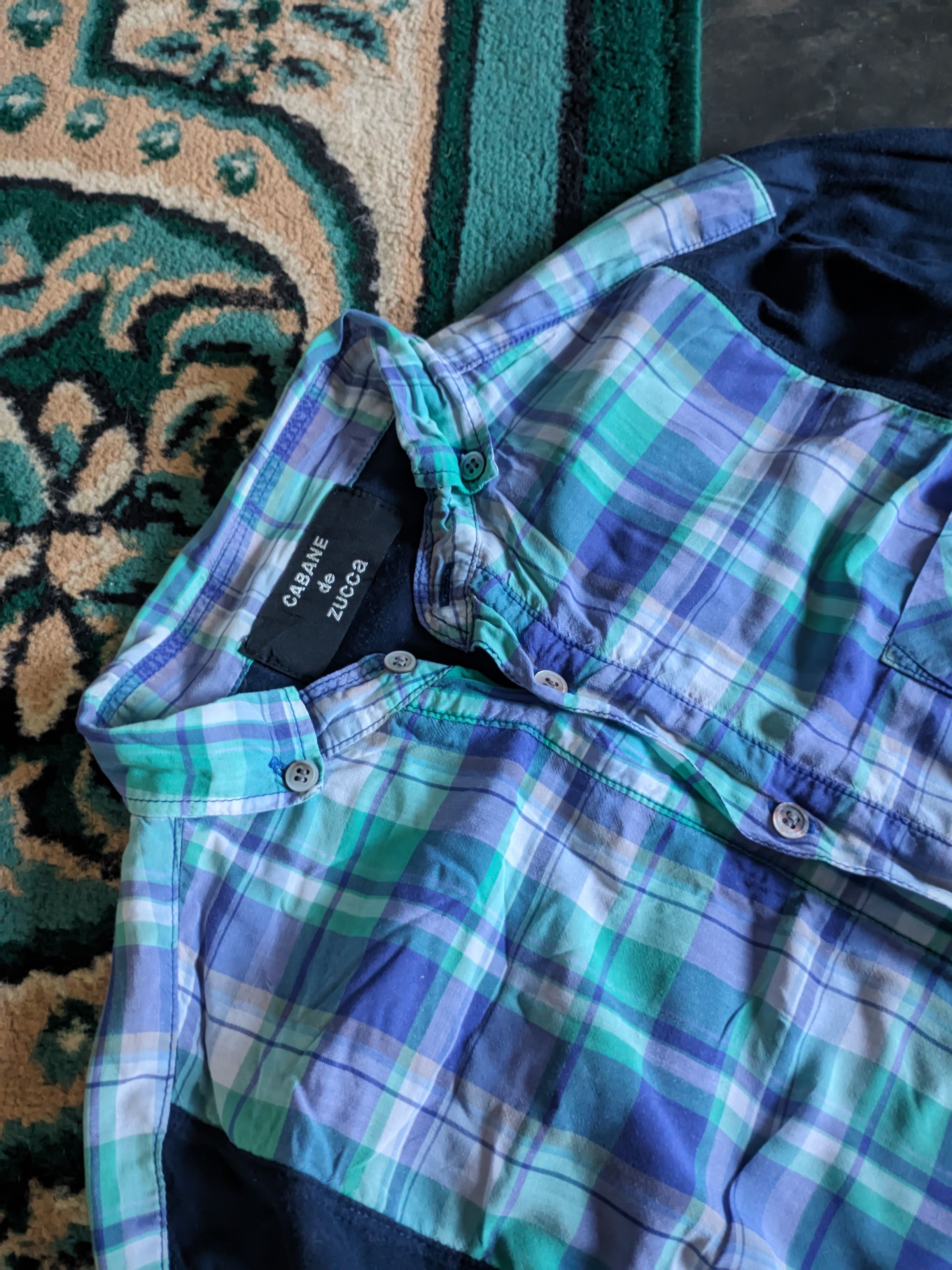 CABANE de ZUCCa Cabanne de zucca flannel shirt Size M / US 6-8 / IT 42-44 - 4 Thumbnail