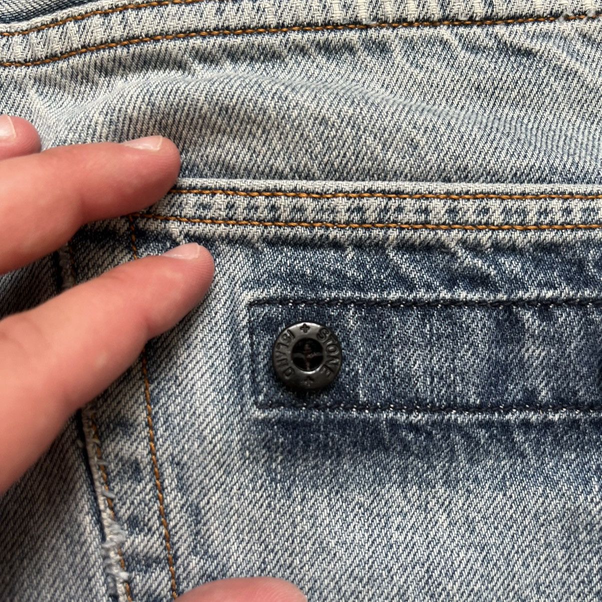 Stone Island STONE ISLAND Jeans Wash Blue Denim Vintage Y2k Affliction Size US 30 / EU 46 - 6 Thumbnail