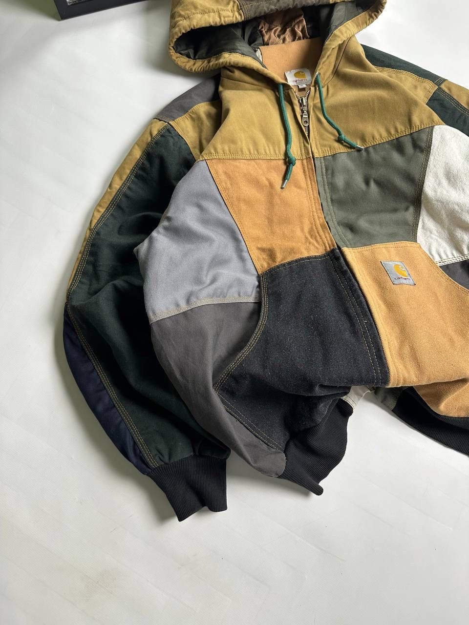 Carhartt Vintage 90s Carhartt Patchwork Reworked USA Streetwear Size US XL / EU 56 / 4 - 2 Thumbnail