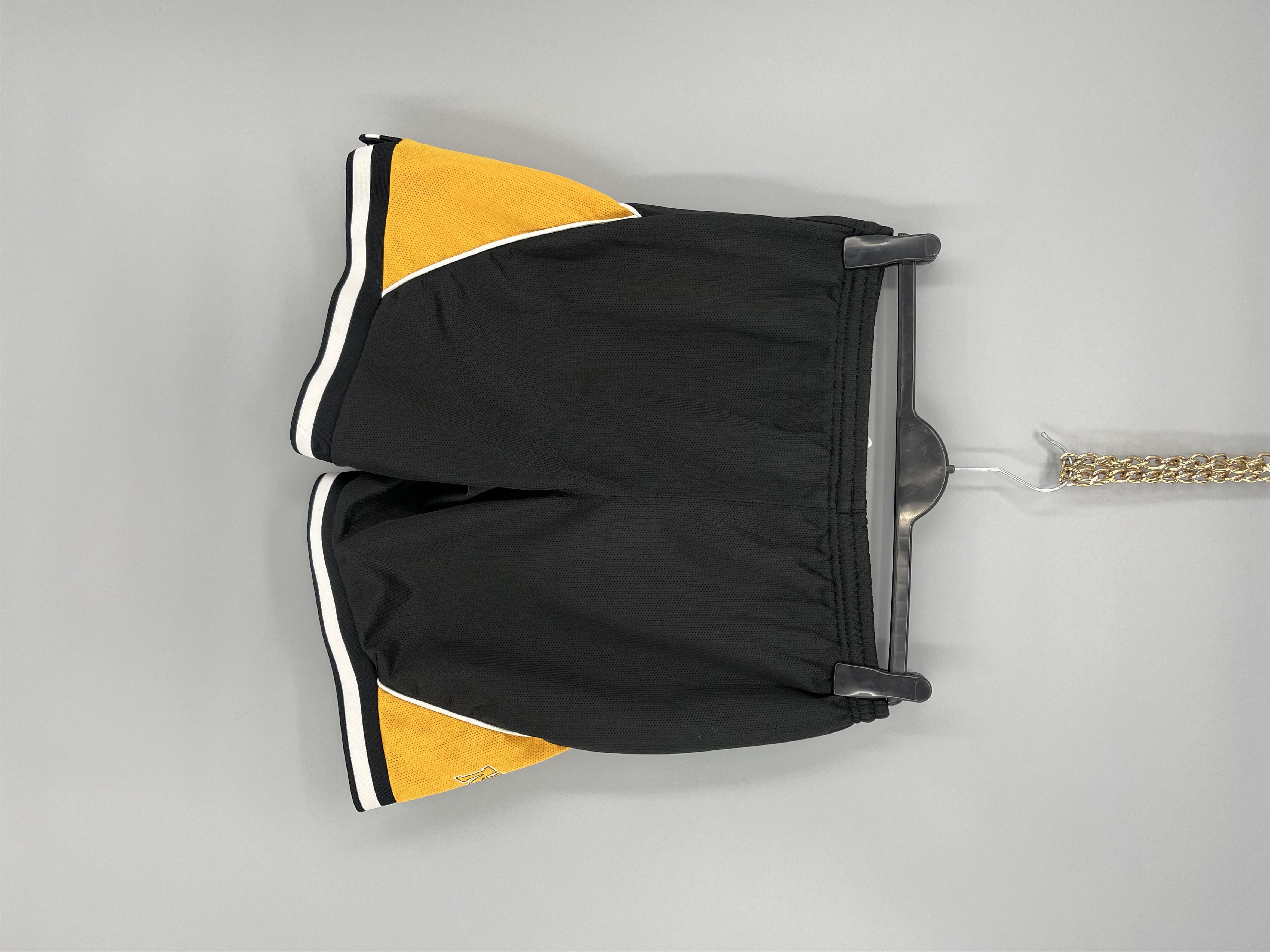 NBA 90s Vintage Nike Black Nylon Mini Swoosh Shorts Travis Style Size US 30 / EU 46 - 11 Thumbnail