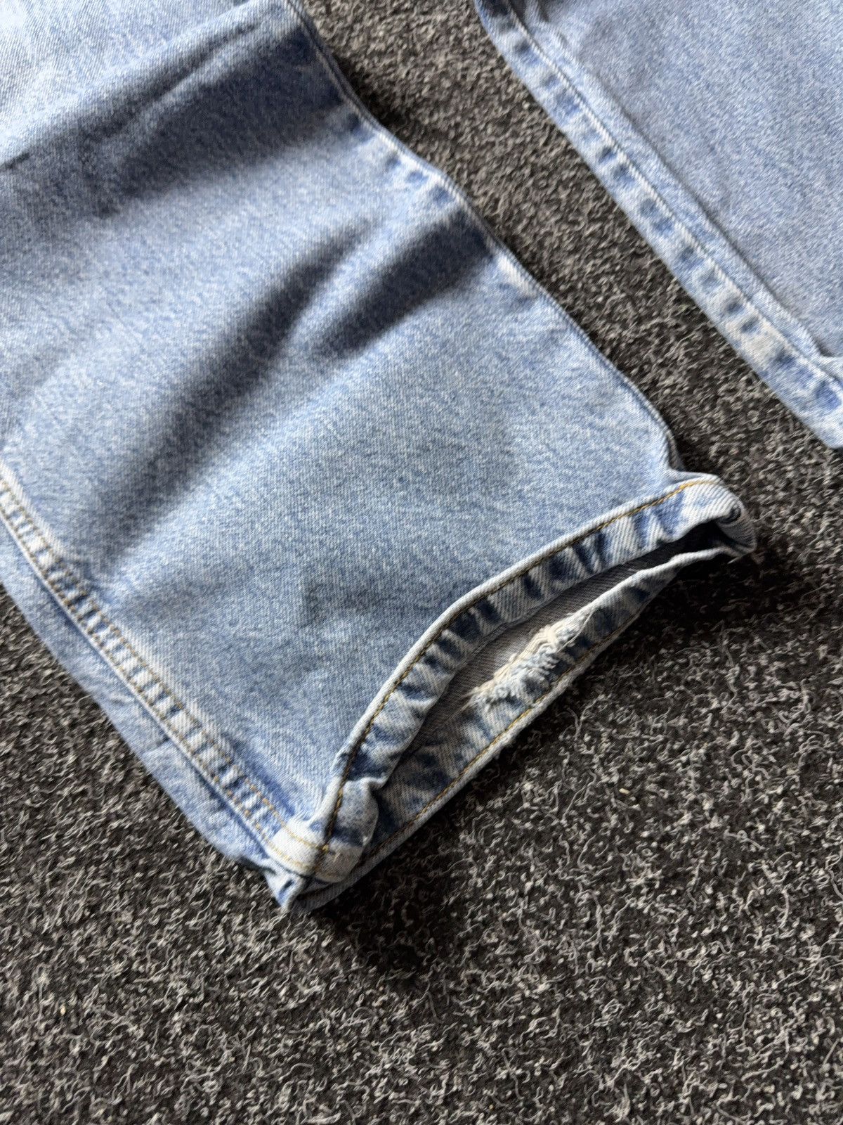 Wrangler 90s Wrangler USA Vintage Light Wash Straight Leg Jeans Size US 37 - 4 Thumbnail