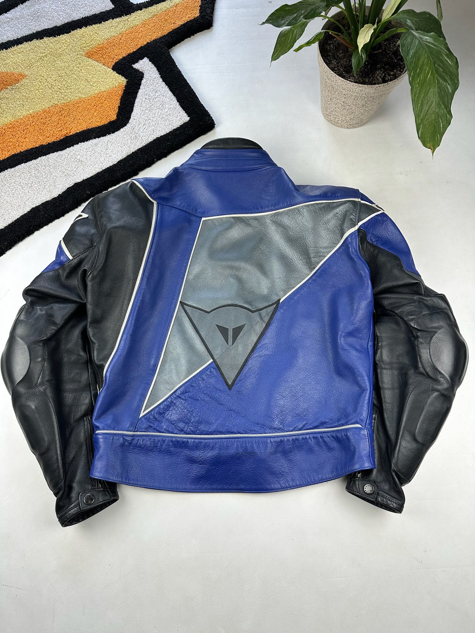 Dainese Vintage Dainese leather jacket moto biker punk tribal 90s Size US XL / EU 56 / 4 - 10 Thumbnail