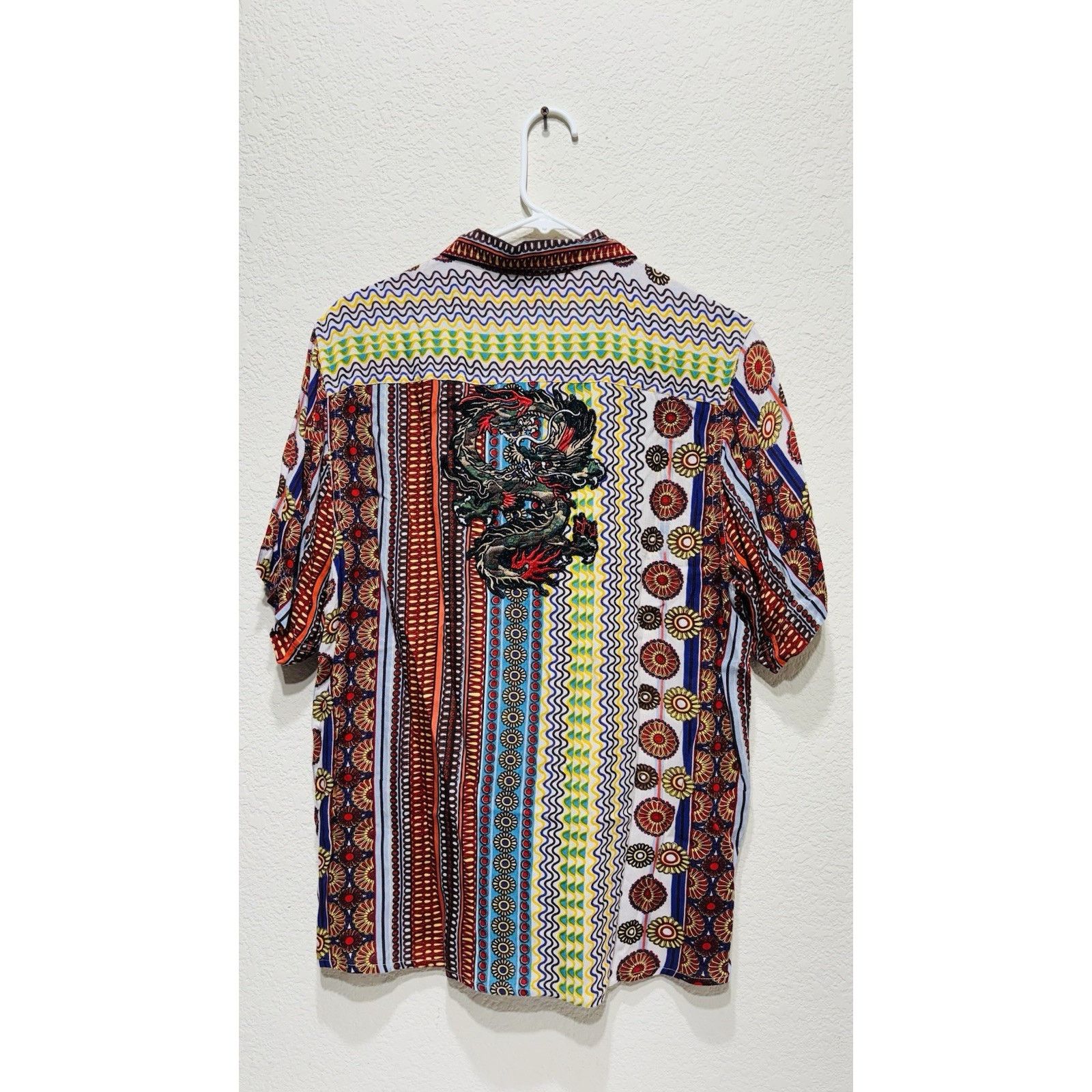 Other Raga Man Shirt Large Fits Medium Dragon Pattern Size US L / EU 52-54 / 3 - 5 Thumbnail