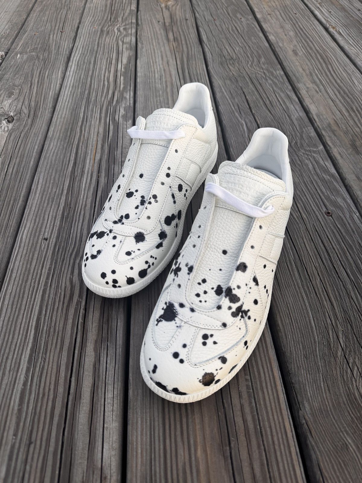 Maison Margiela Maison Margiela Paint Dotted Gats Size US 9.5 / EU 42-43 - 2 Thumbnail