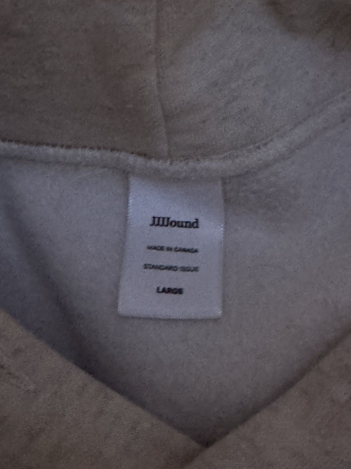 JJJJound JJJJound Oatmeal hoodie Size US L / EU 52-54 / 3 - 3 Thumbnail