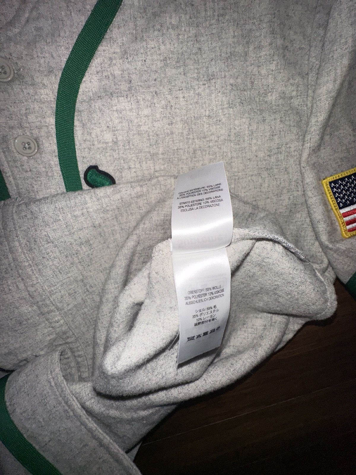 Mitchell & Ness × Supreme Supreme mitchell and ness wool baseball jersey Size US M / EU 48-50 / 2 - 7 Thumbnail