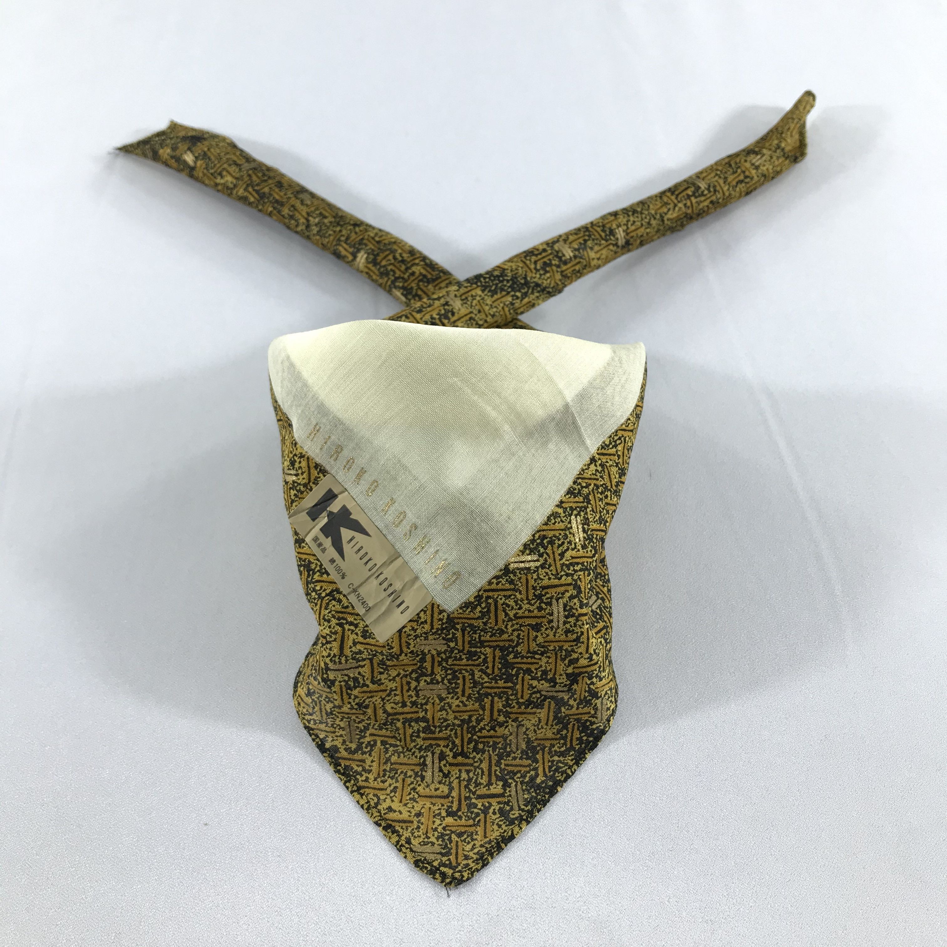Hiroko Koshino Homme Hiroko Koshino Handkerchief Neckerchief Bandana H677 Size ONE SIZE - 1 Thumbnail