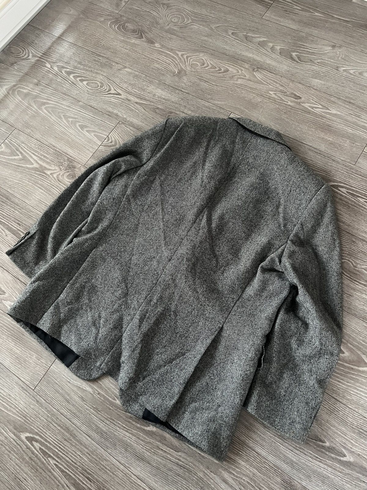Burberry ‼️Vintage Burberry’s Virgin Wool / Viscose 90s Luxury Blazer Size 44R - 19 Thumbnail
