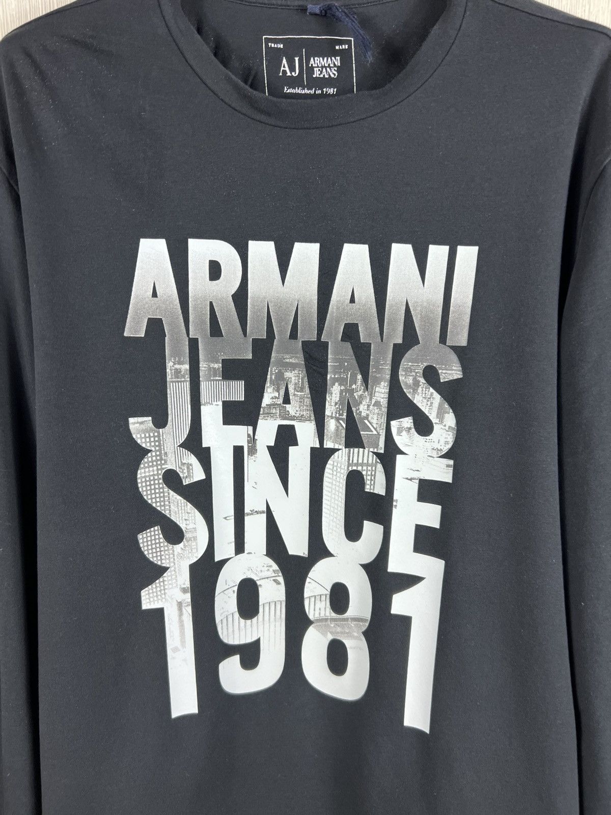 Giorgio Armani Giorgio Armani jeans y2k archive vintage long sleeve tee Size US M / EU 48-50 / 2 - 5 Thumbnail