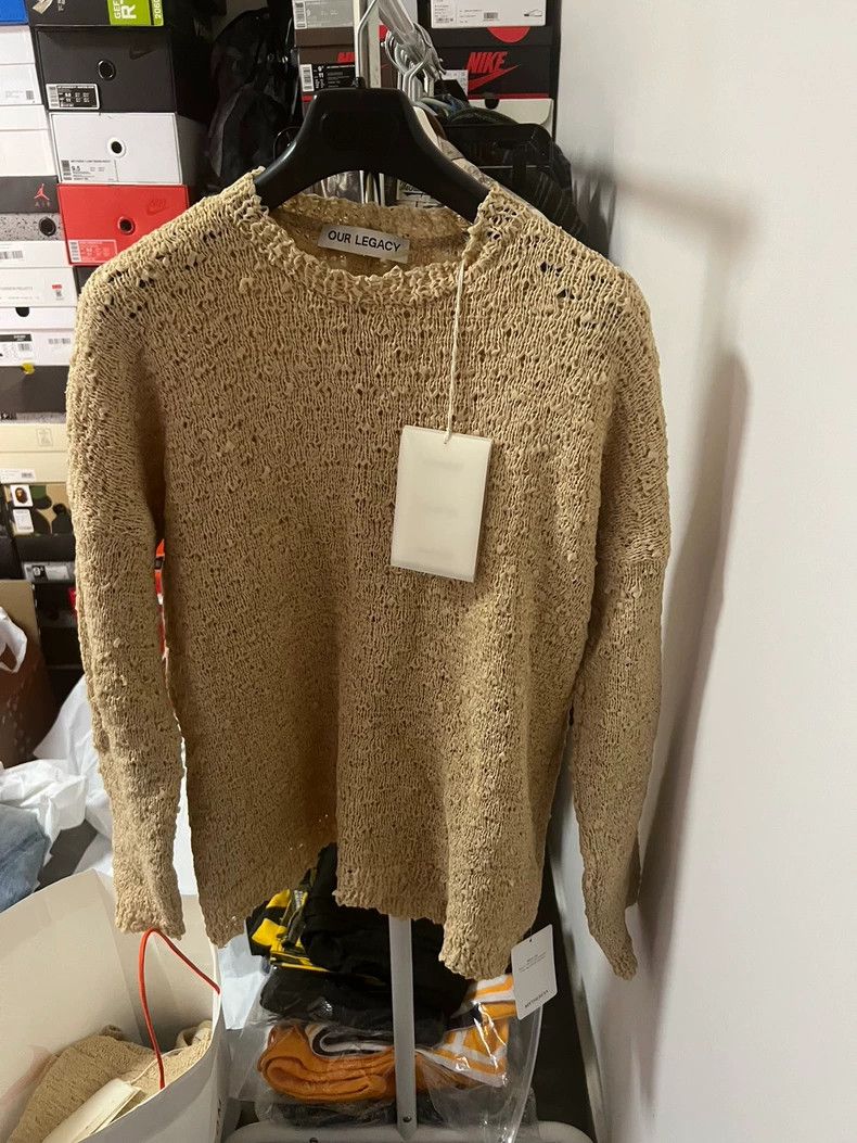 Our Legacy our legacyCamel round-neck knitted sweater 2503-Nextarrow Size US M / EU 48-50 / 2 - 1 Thumbnail