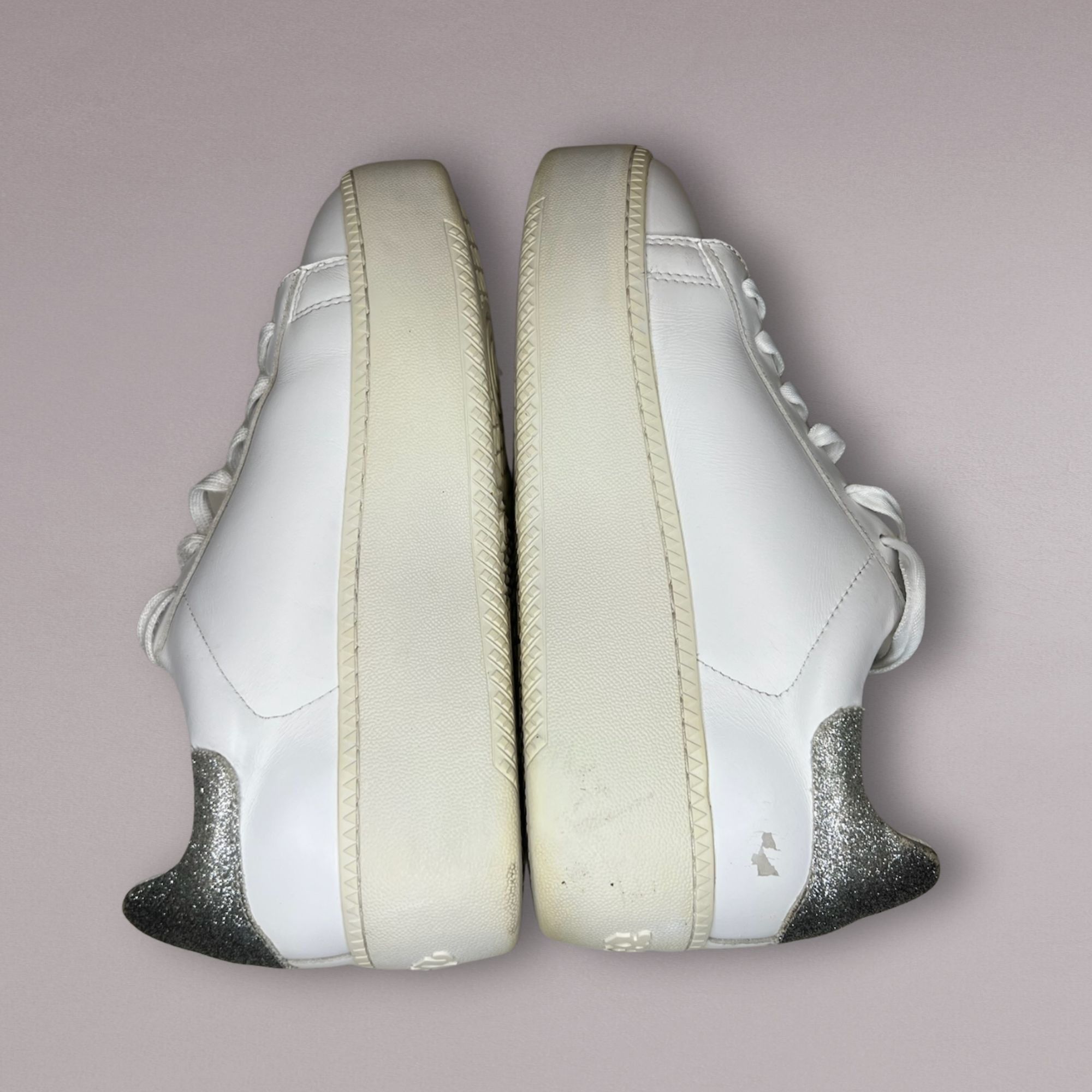 ASH Ash Platform Women Sneakers White Leather Size 9 Stylish Ca Size US 9 / IT 39 - 8 Thumbnail