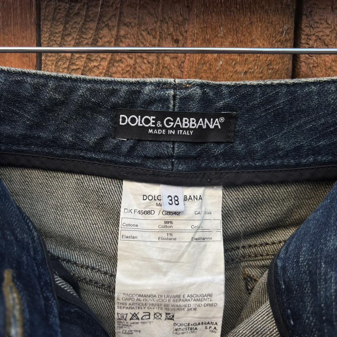 Dolce & Gabbana Dolce & Gabbana Denim Mini Skirt D&G Y2K Size 27" / US 4 / IT 40 - 6 Thumbnail