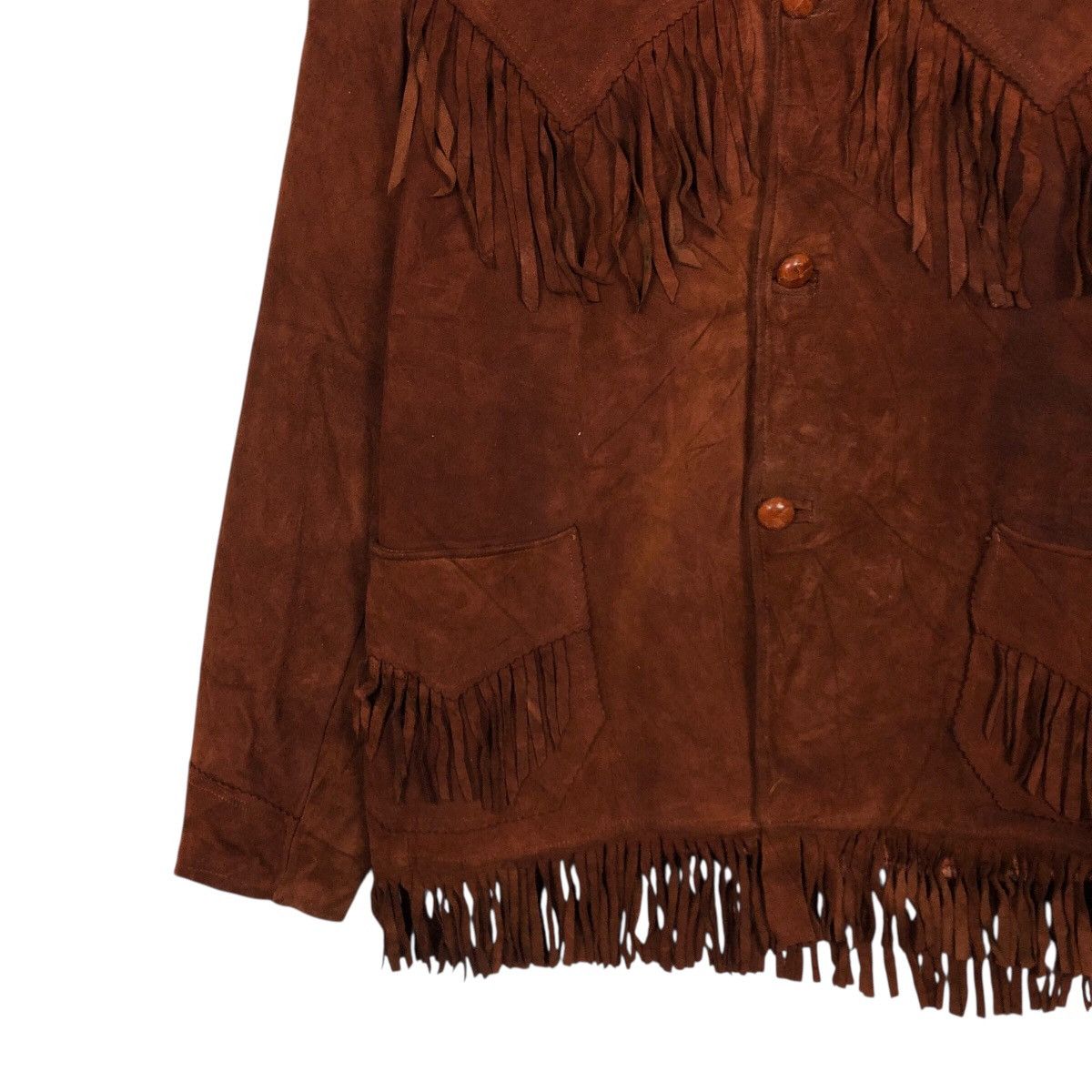 Other 📌Vintage Biker Leather Jacket Western Design Franca Size US L / EU 52-54 / 3 - 5 Thumbnail