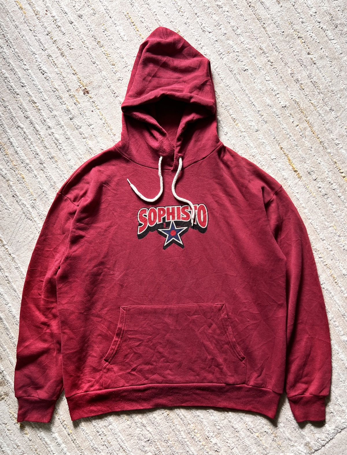 Vintage 90s Sophisto Skateboards Made in USA Hoodie Size US L / EU 52-54 / 3 - 1 Thumbnail