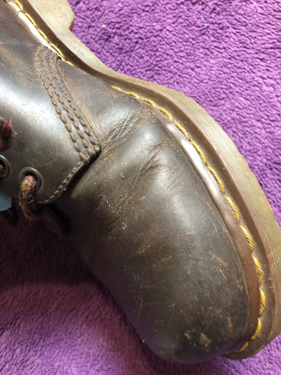 Dr. Martens DR. MARTENS LACE UP HIPSTER DARK BROWN DISTRESSED Size US 10 / EU 43 - 9 Thumbnail