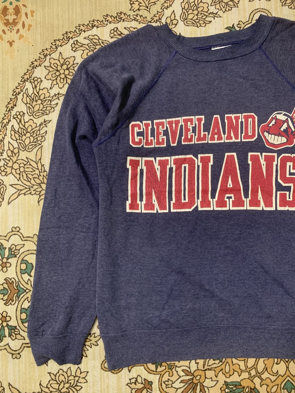 MLB VINTAGE INDIANS SWEATSHIRT Size US M / EU 48-50 / 2 - 2 Thumbnail
