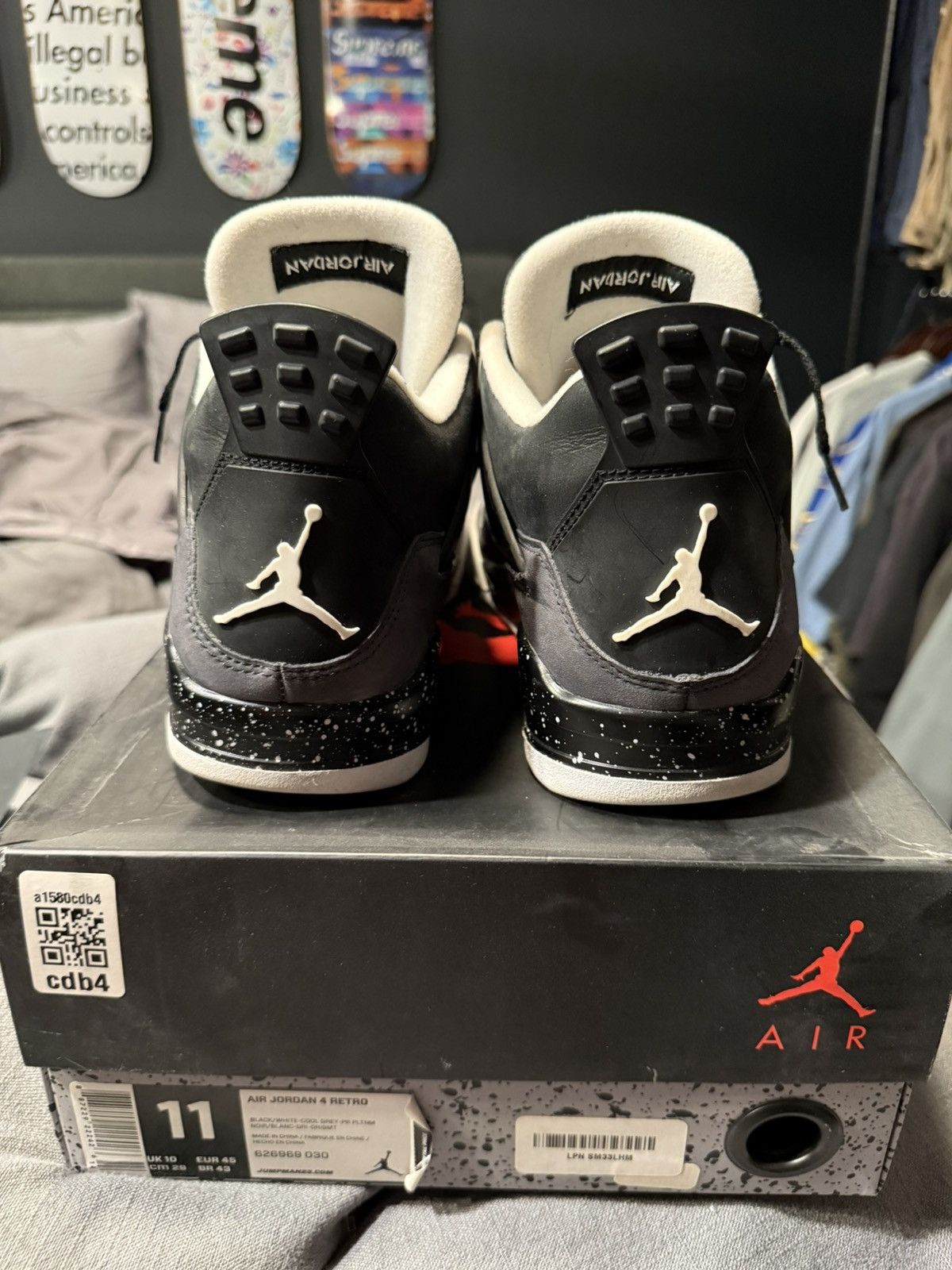 Jordan Brand Jordan 4 Fear Pack 2013 Size US 11 / EU 44 - 3 Thumbnail