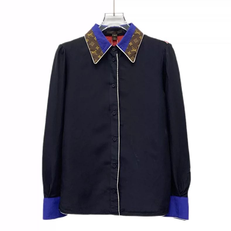 Louis Vuitton Louis Vuitton Black Mulberry Silk Lapel Long Sleeve Single Size XXS / US 00 / IT 34 - 1 Thumbnail