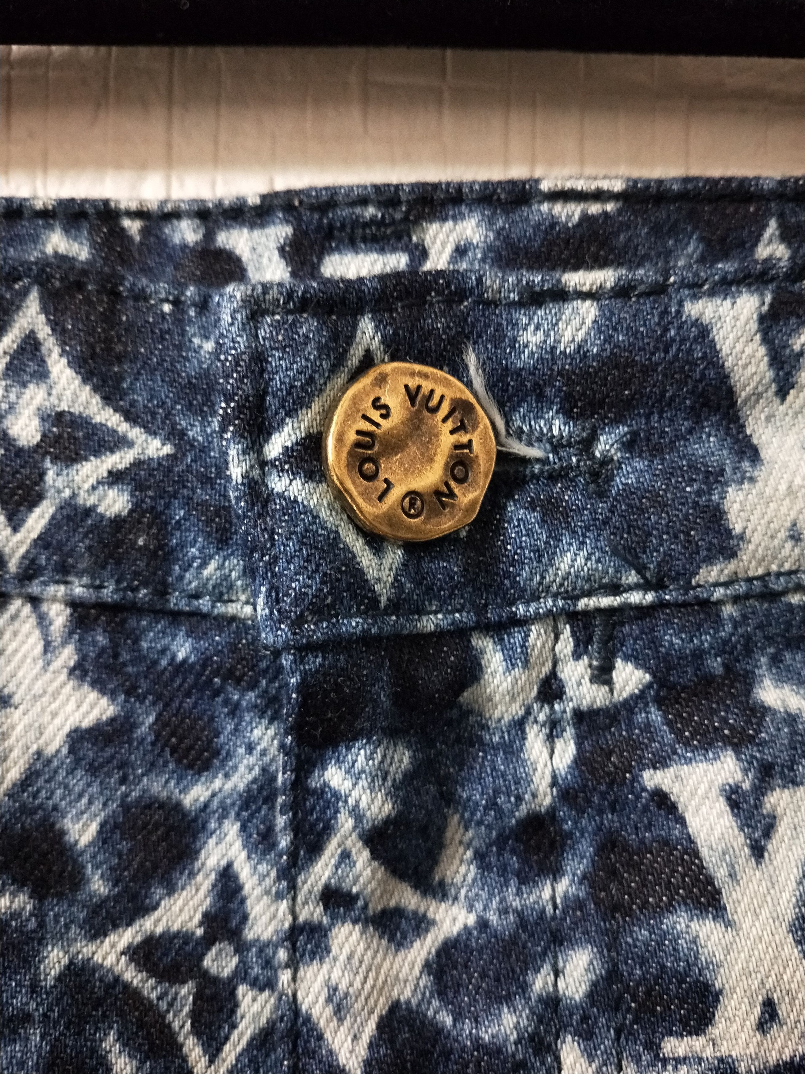 Louis Vuitton Monogram Denim Jeans Size US 33 - 4 Thumbnail