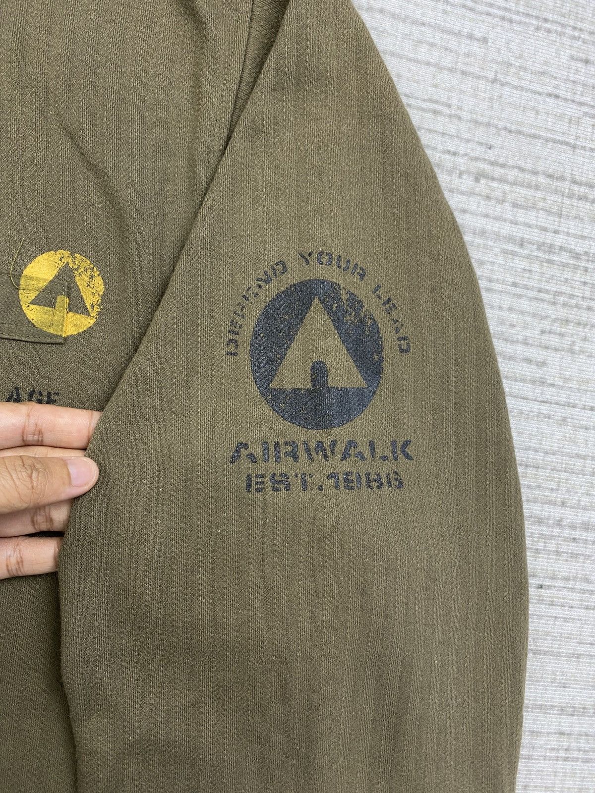 Airwalk Vintage U.S AIRWALK Military Style Zipper Jacket Size US XL / EU 56 / 4 - 11 Thumbnail