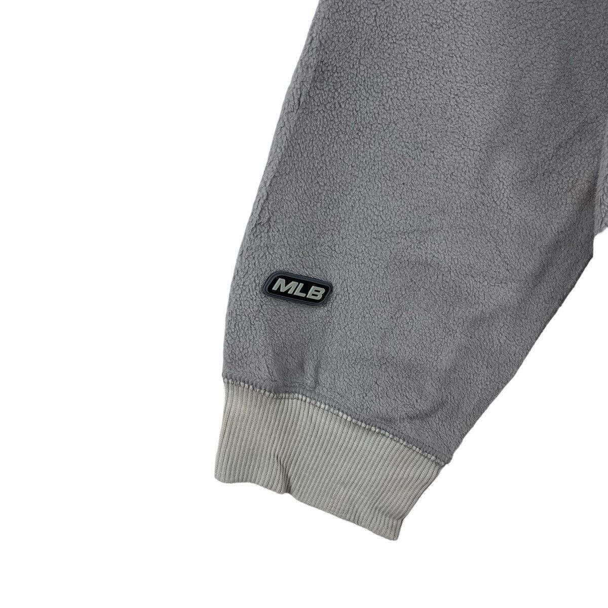 MLB NEW YORK YANKEES Mlb Baseball Half Zipper Grey Fleece Size US L / EU 52-54 / 3 - 3 Thumbnail