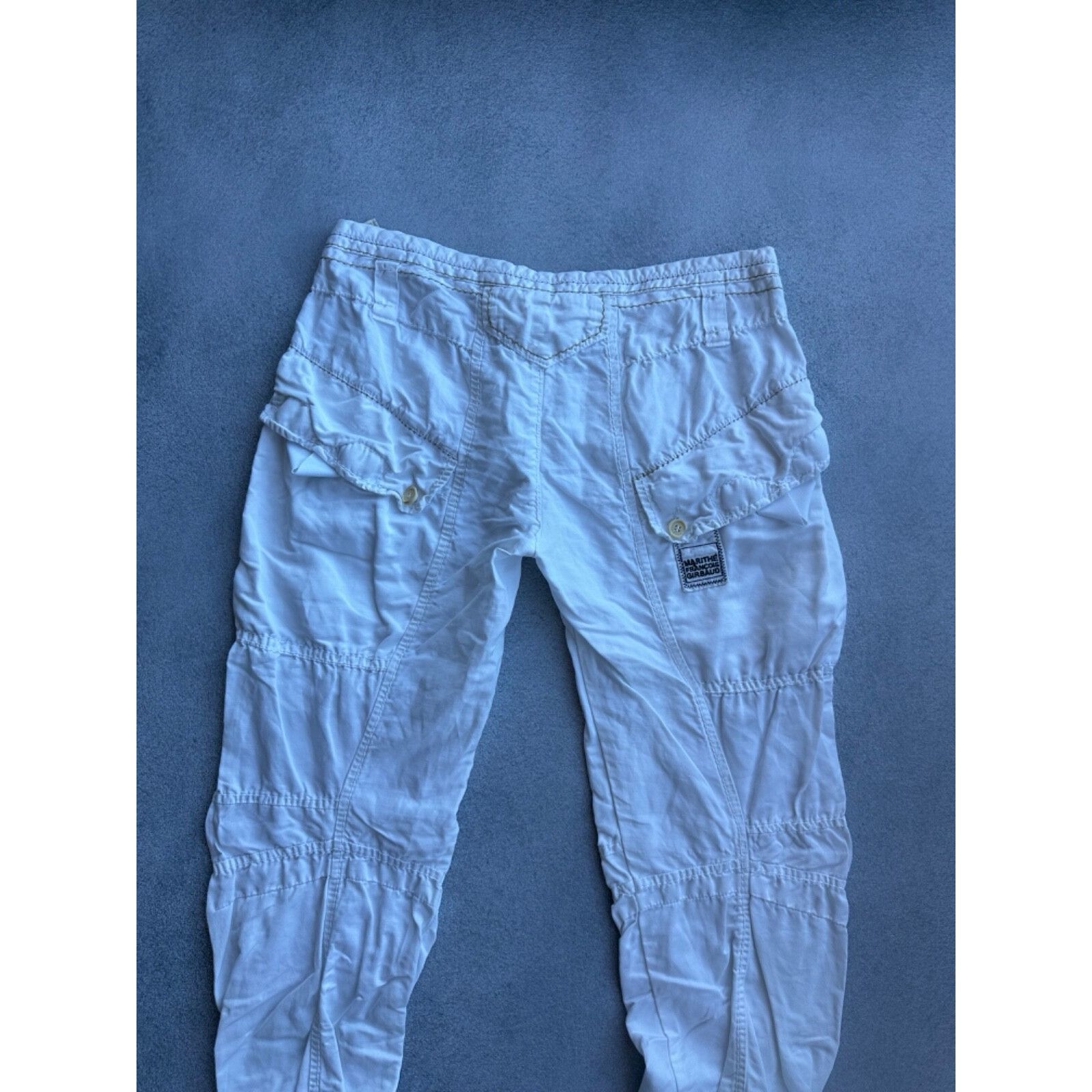 Marithe + Francois Girbaud VTG Marithe Francois Girbaud Woman Linen Pants Size 29" - 4 Thumbnail