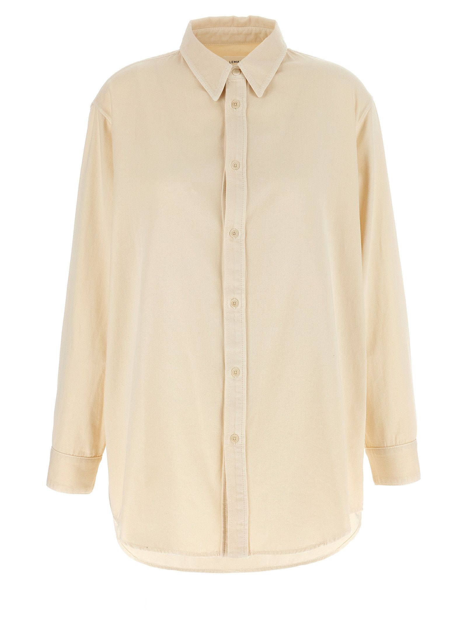 Tシャツ・カットソー LEMAIRE Women Tunic Tops TO1337 LJ1011 BK980 PURPLE Charcoal Short Sleeve Foulard Top | LEMAIRE