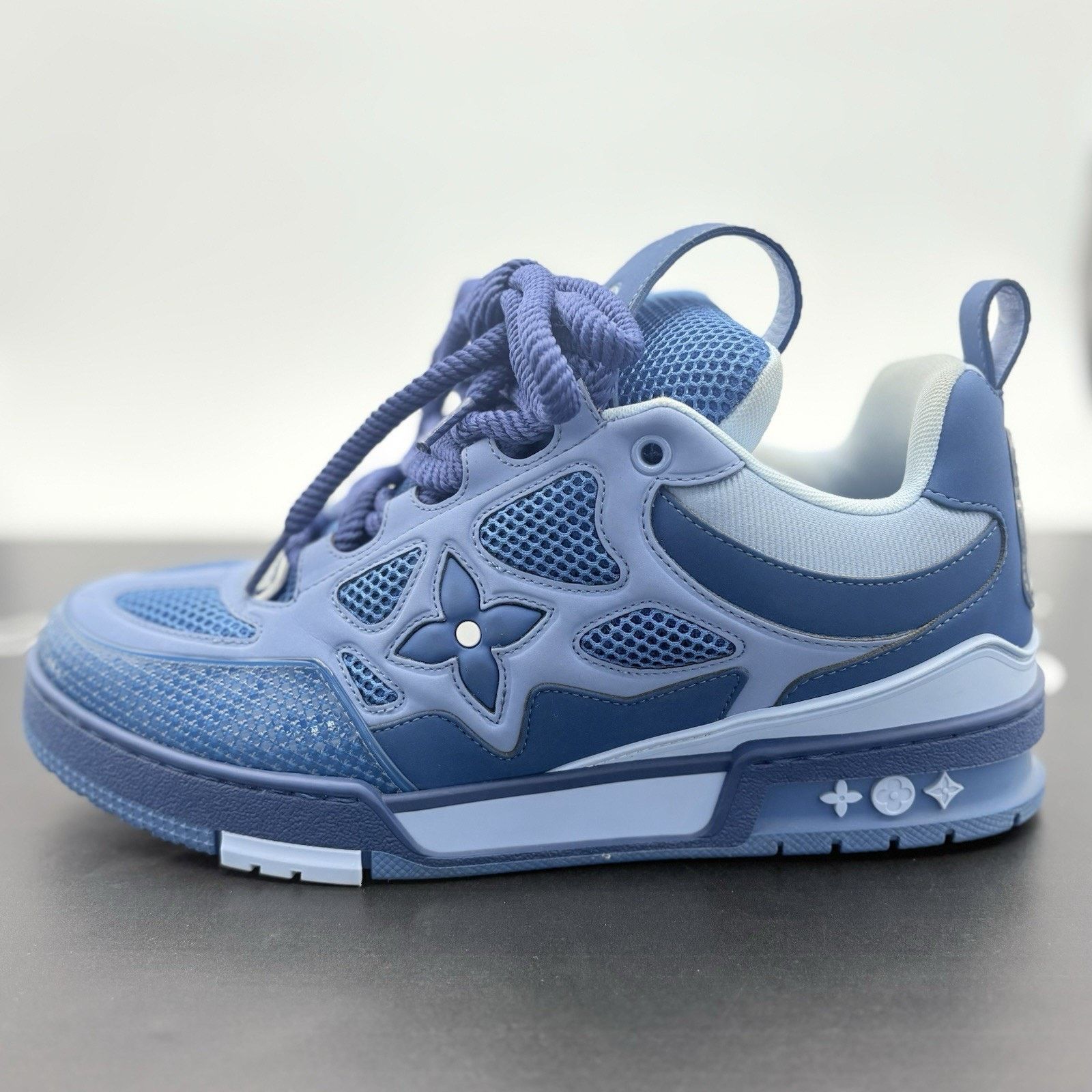 Louis Vuitton (8-8.5 US) Louis Vuitton Skate ' Blue ' | SUPER CLEAN! Size US 8 / EU 41 - 8 Thumbnail