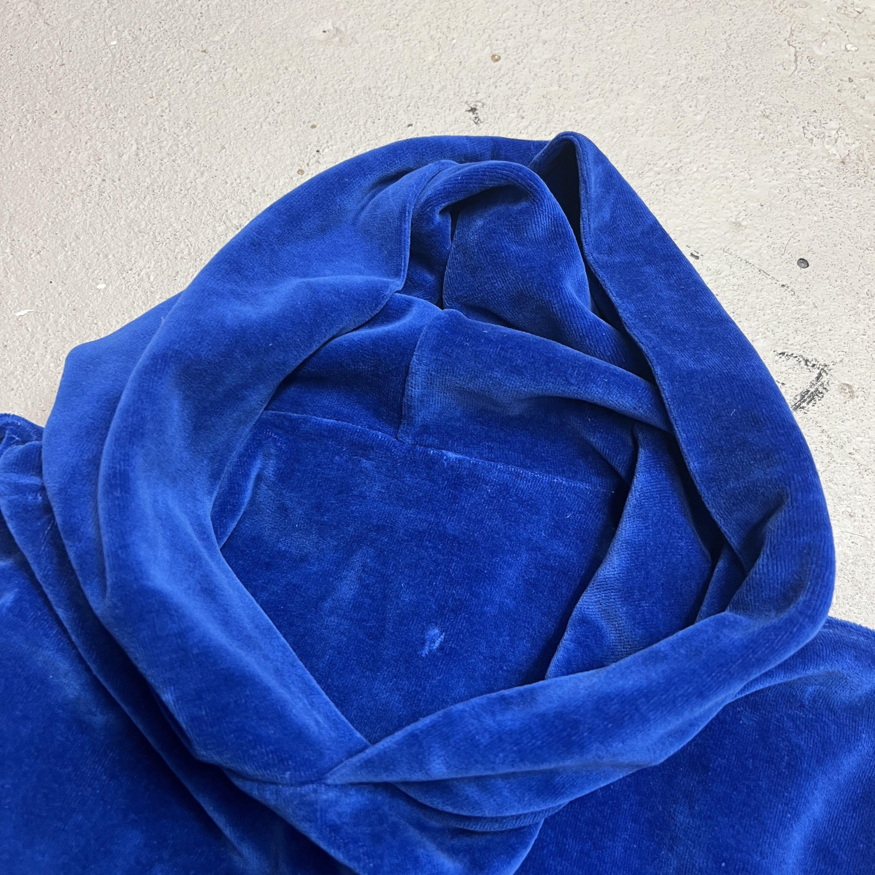 Yeezy Yeezy Kanye West Sample Velvet Blue Hoodie 1/1 Rare Size US L / EU 52-54 / 3 - 4 Thumbnail