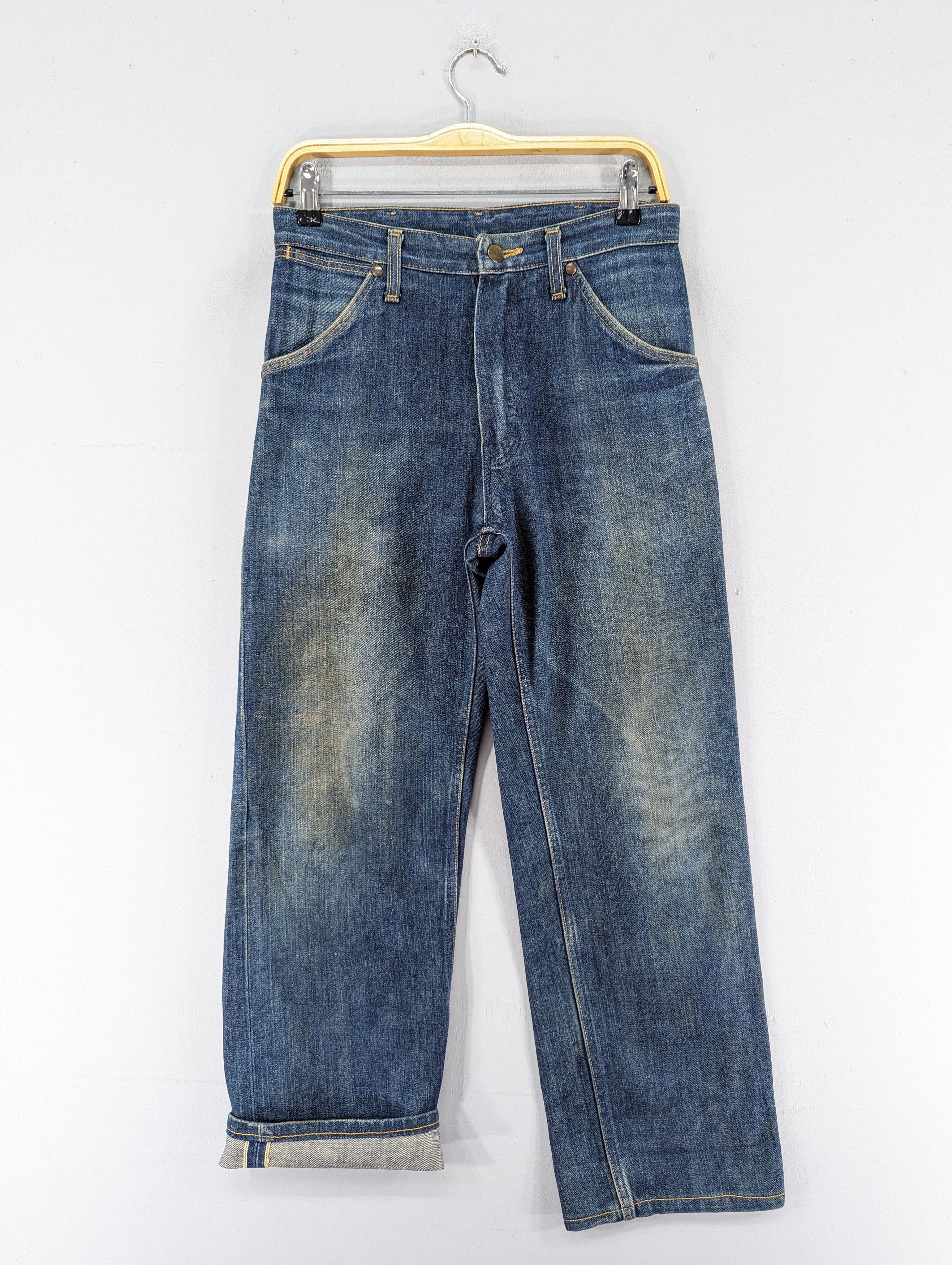 Vintage Wrangler Blue Bell Selvedge Blue Denim Jeans