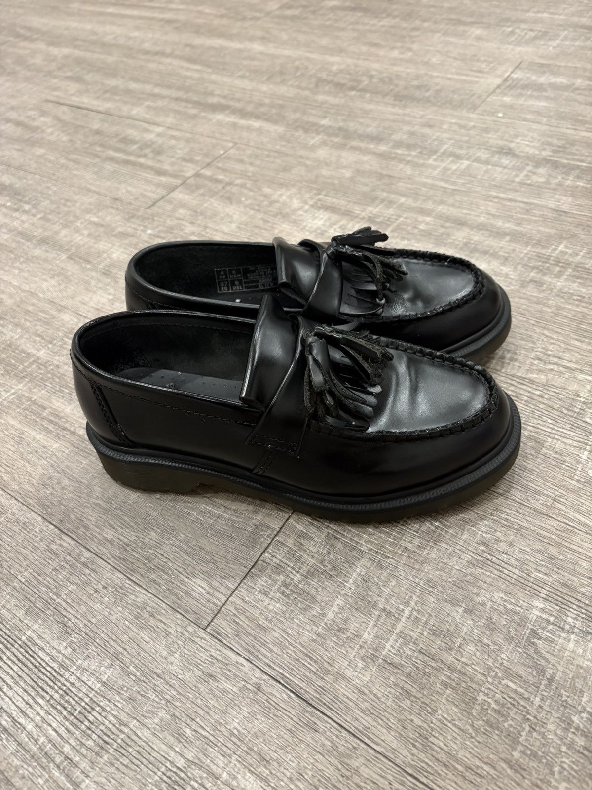 Dr. Martens Dr Marten Adrian Loafers Black Leather Size US 7.5 / IT 37.5 - 3 Thumbnail